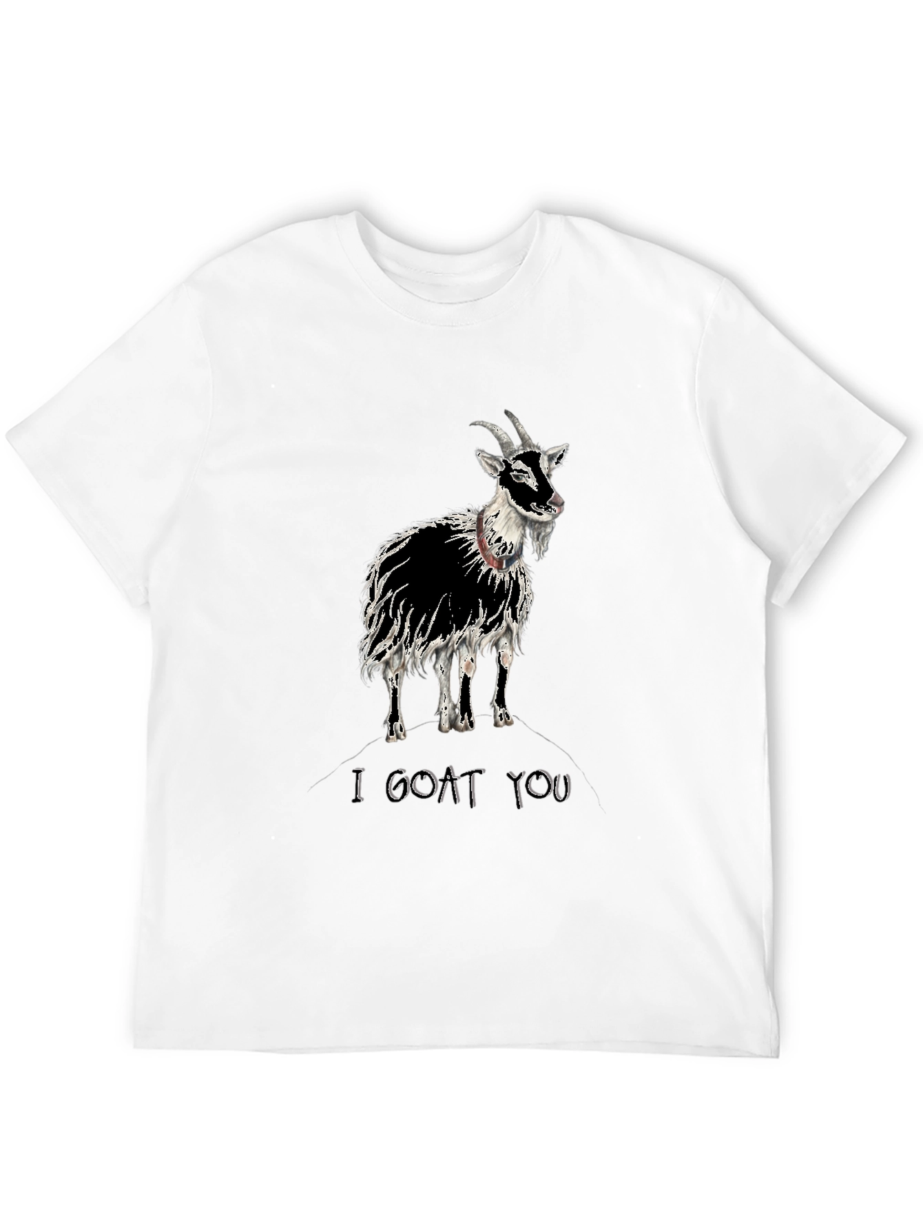 I Goat You Graphic Tee - Black Cotton T-Shirt