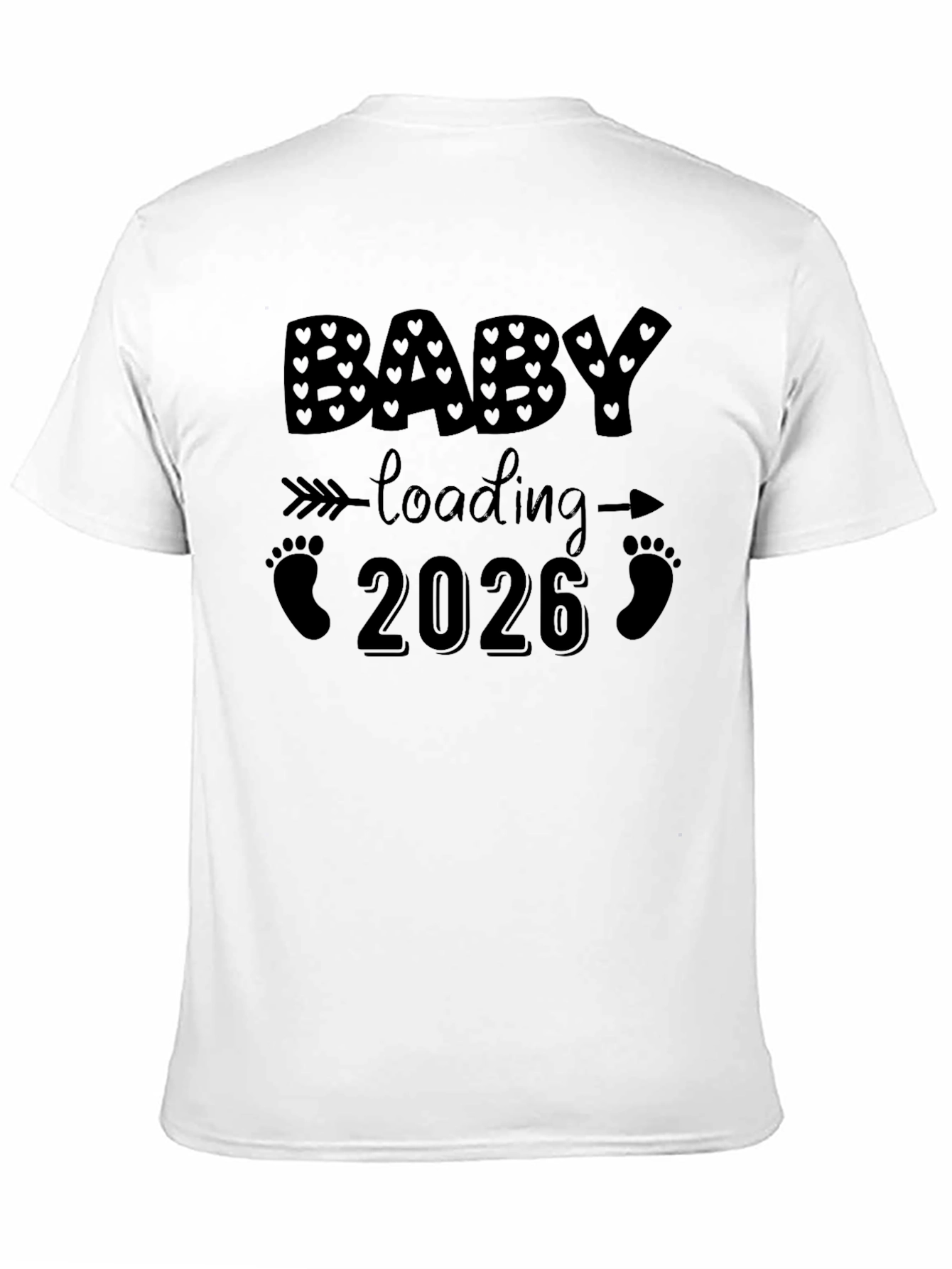 Baby Loading 2026 Black T-Shirt