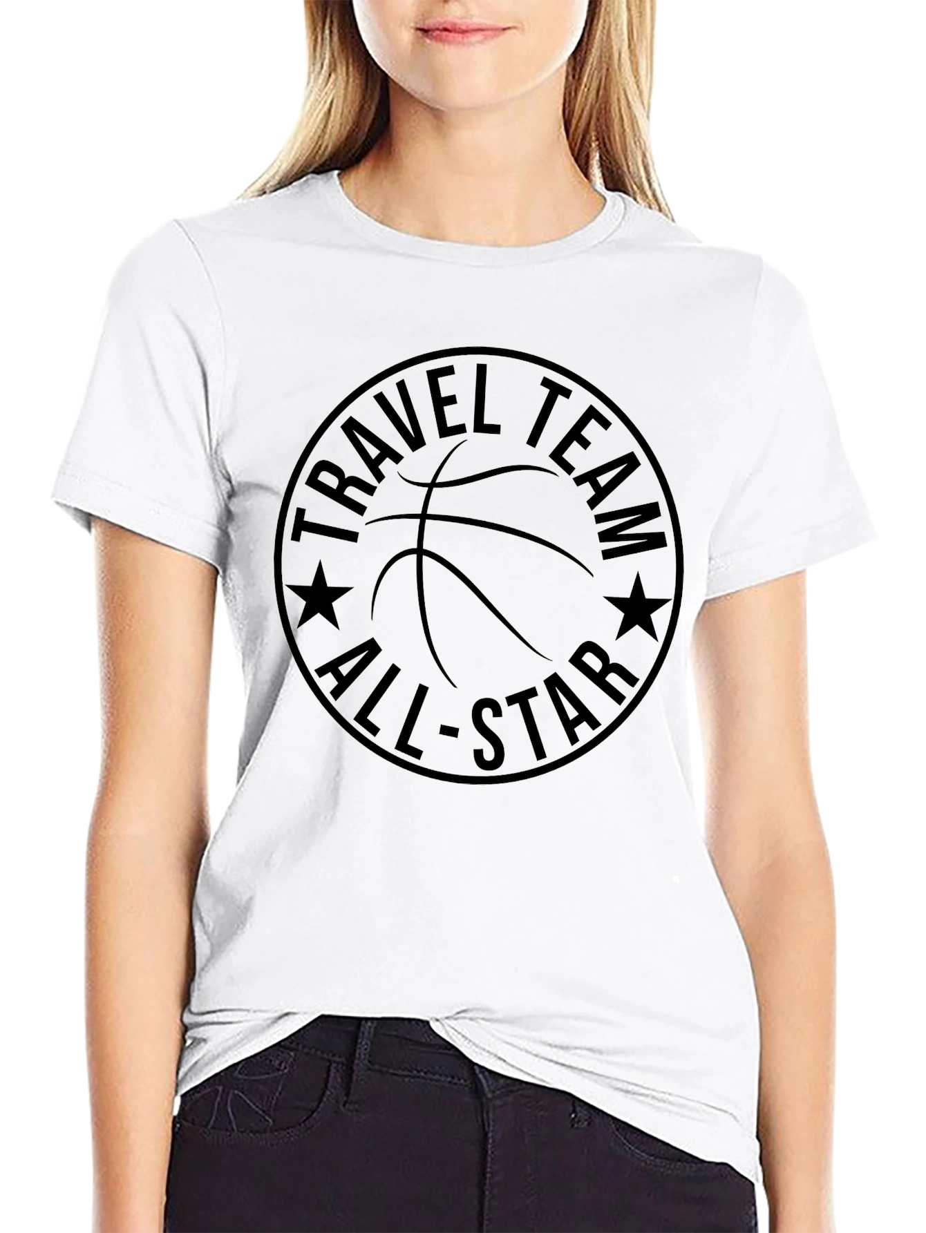 Travel Team All-Star Basketball Graphic Tee