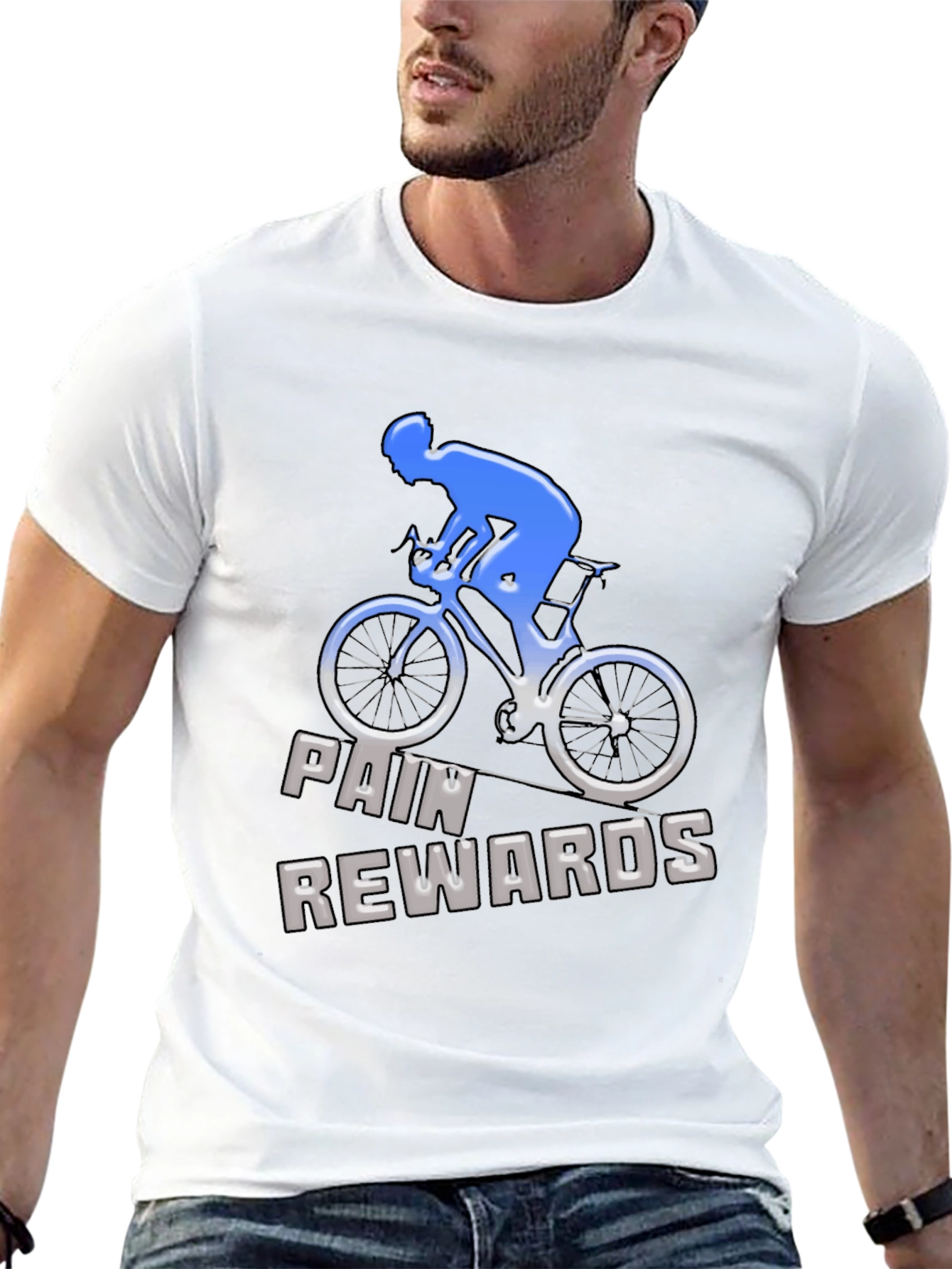 Pain Rewards Cycling T-Shirt - Black