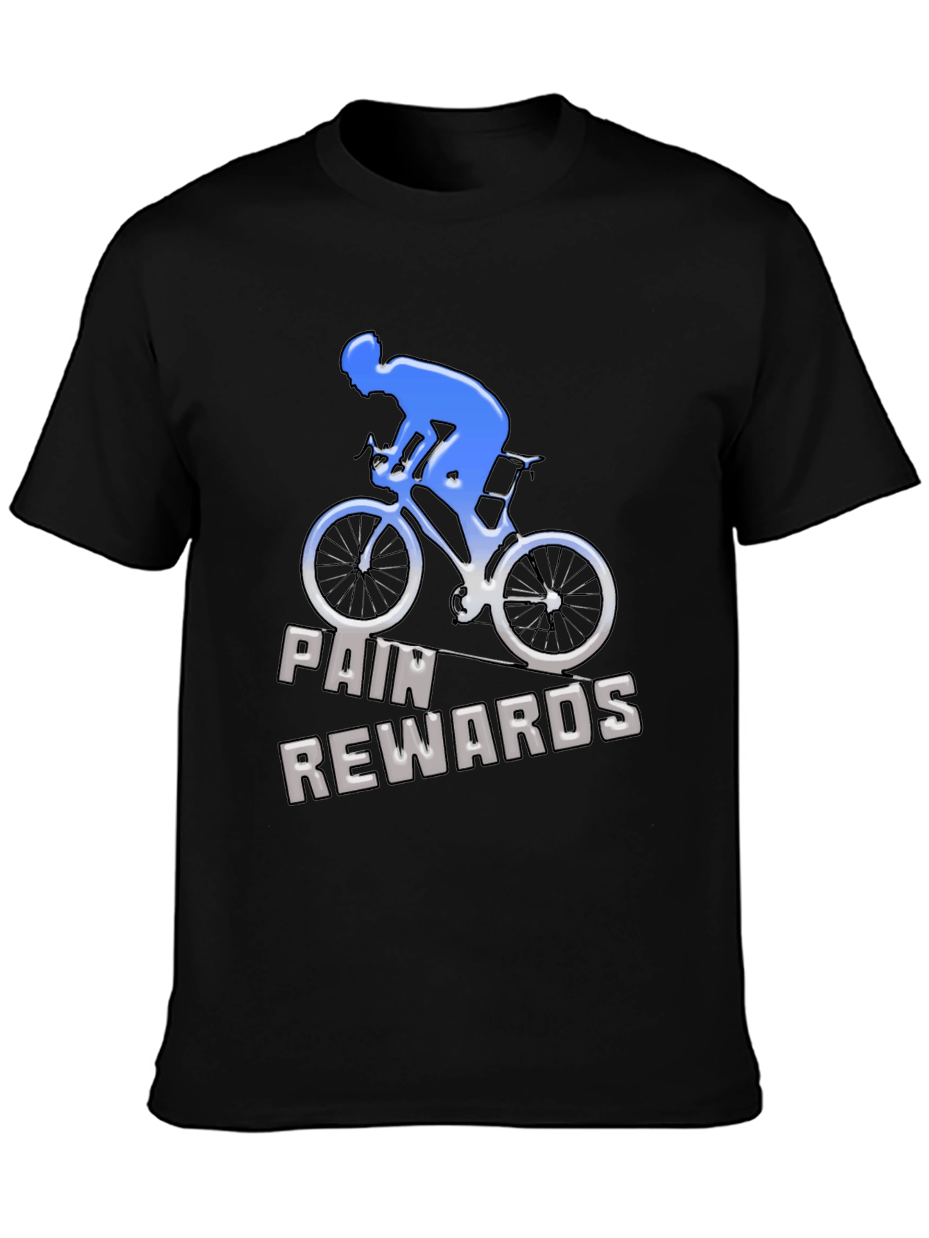 Pain Rewards Cycling T-Shirt - Black