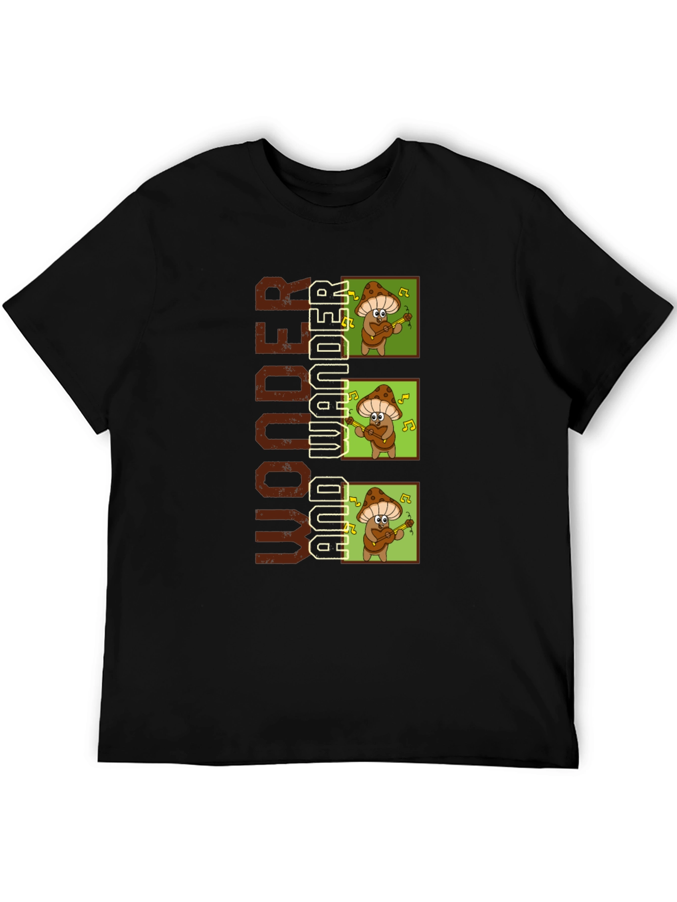 Wonder and Wander Mushroom Music T-Shirt