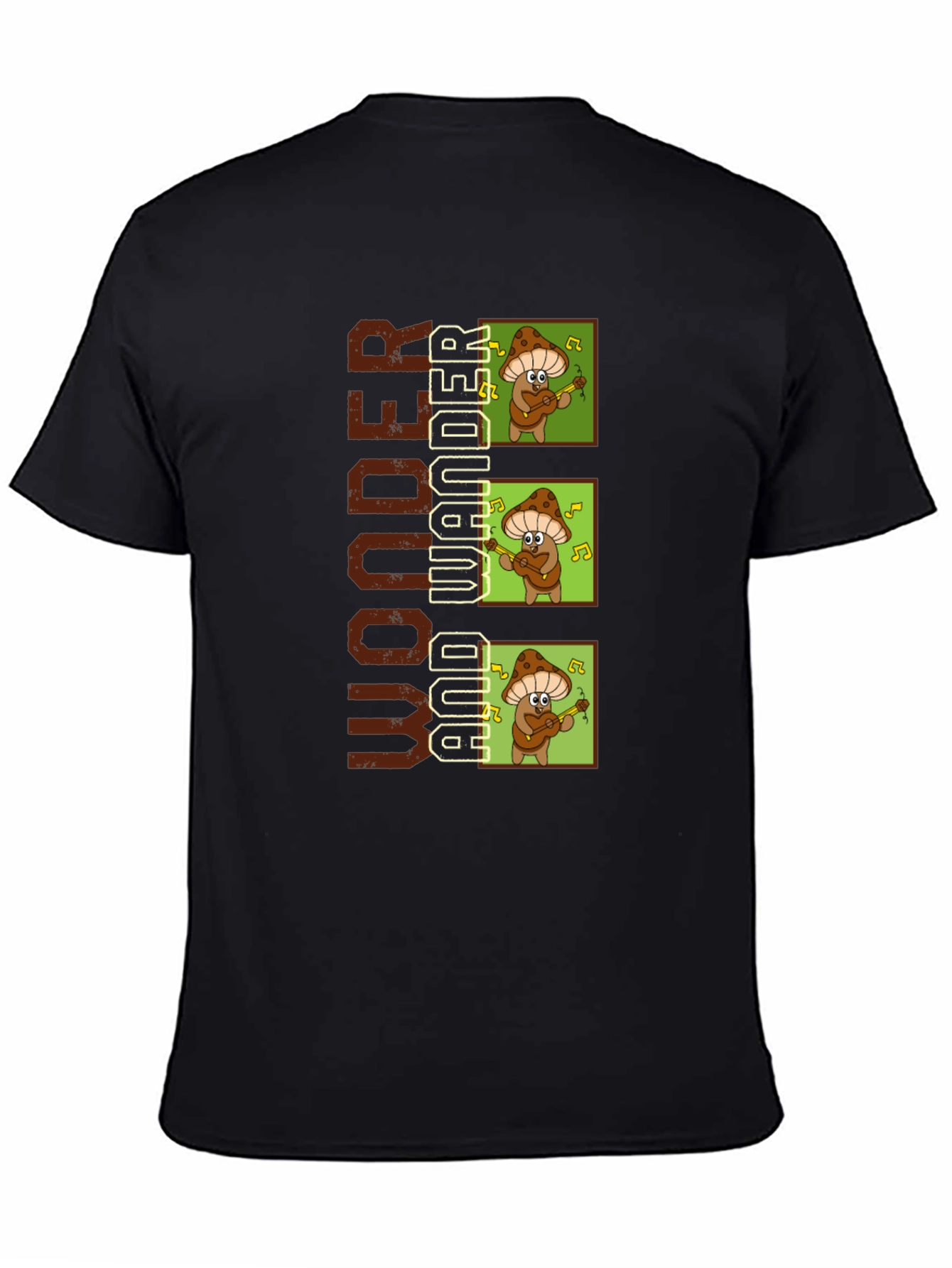 Wonder and Wander Mushroom Music T-Shirt