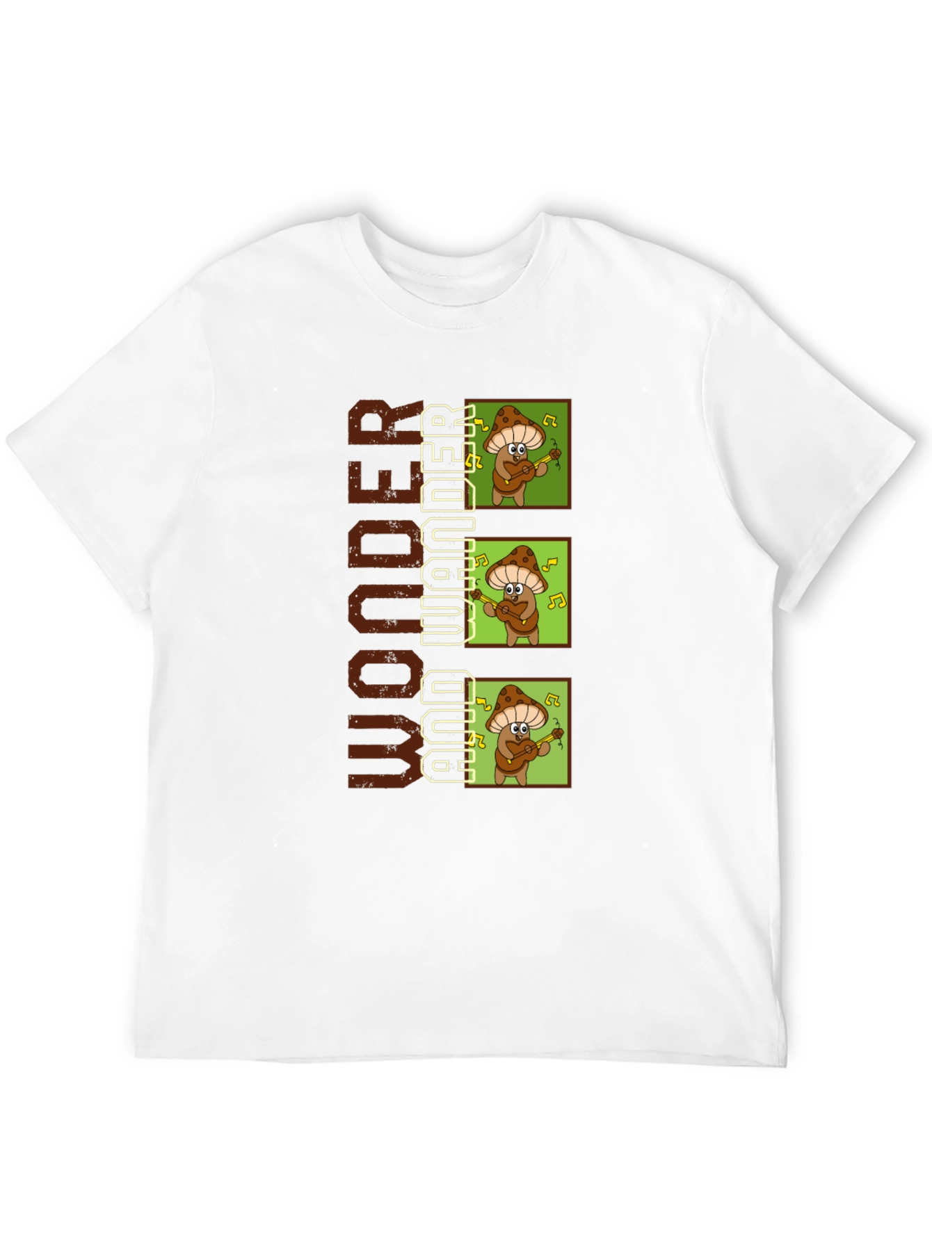 Wonder and Wander Mushroom Music T-Shirt