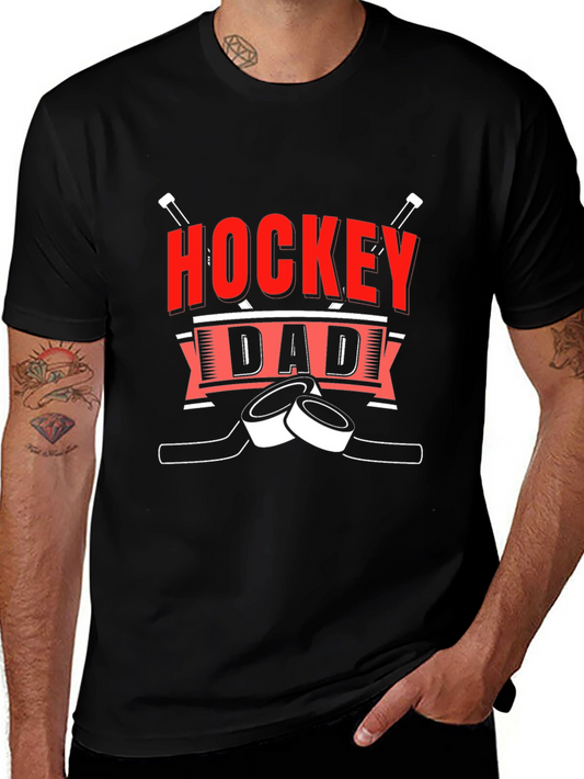 Hockey Dad Black T-Shirt