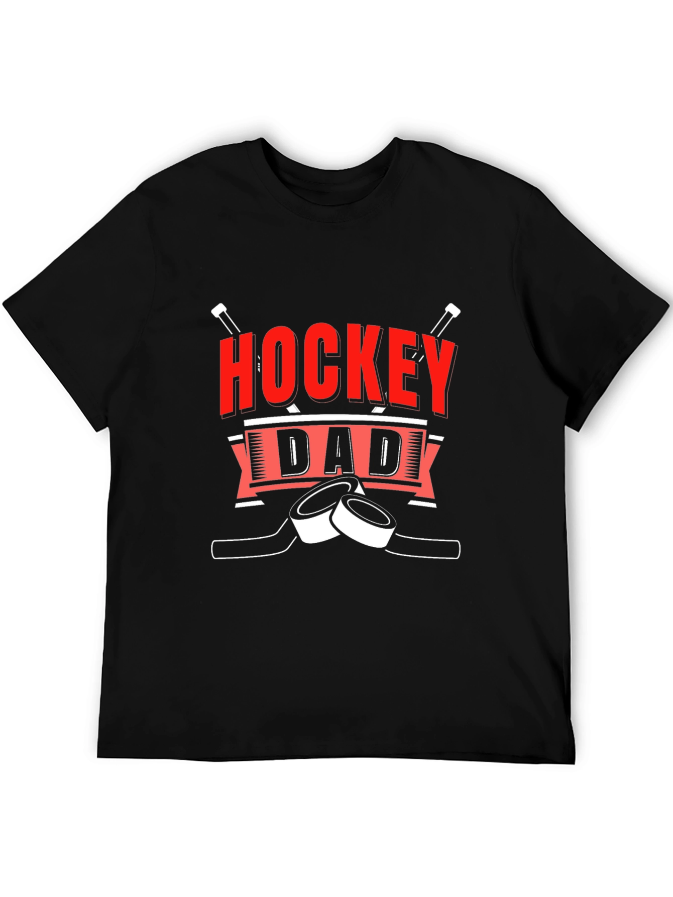 Hockey Dad Black T-Shirt