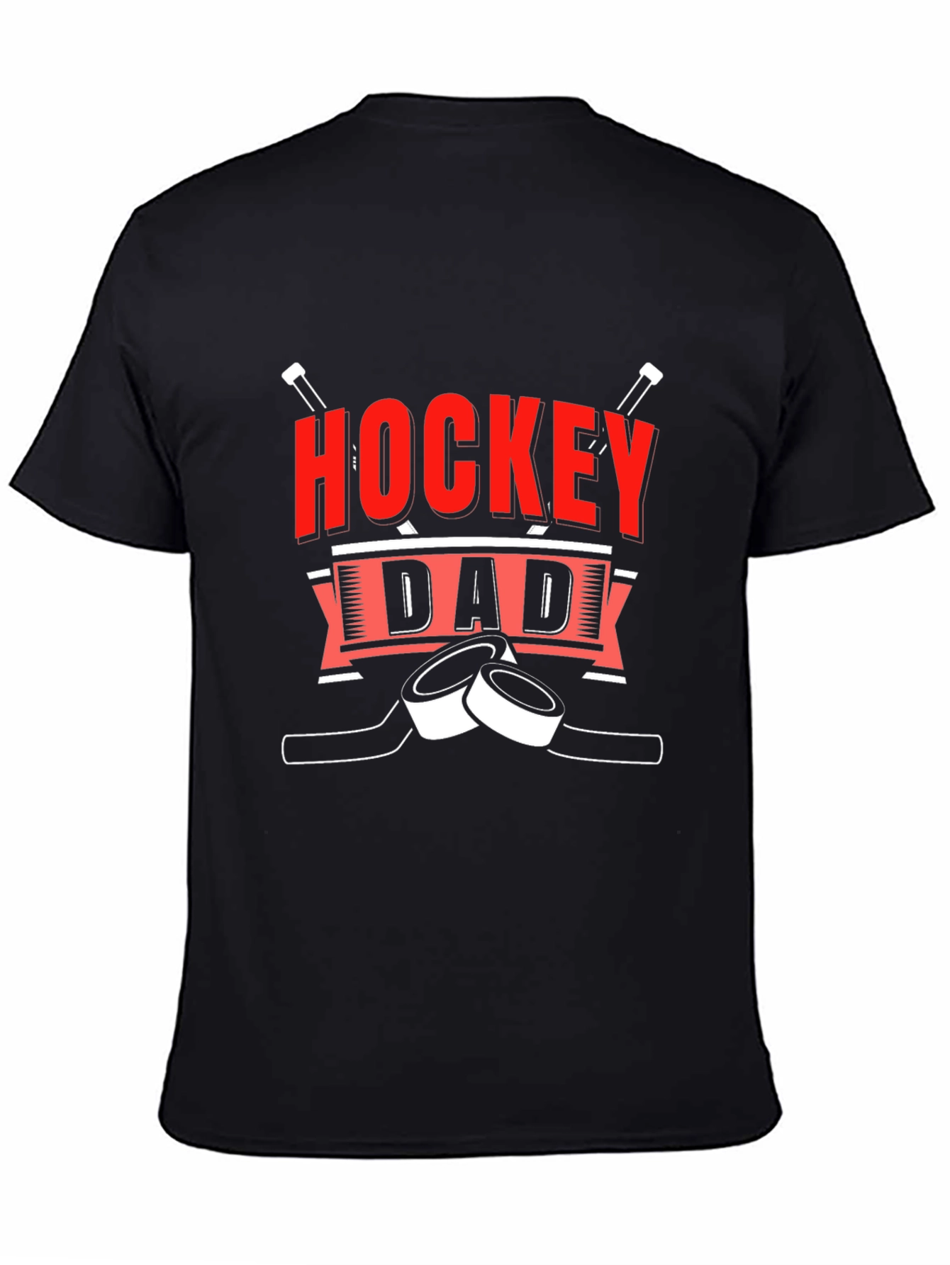 Hockey Dad Black T-Shirt