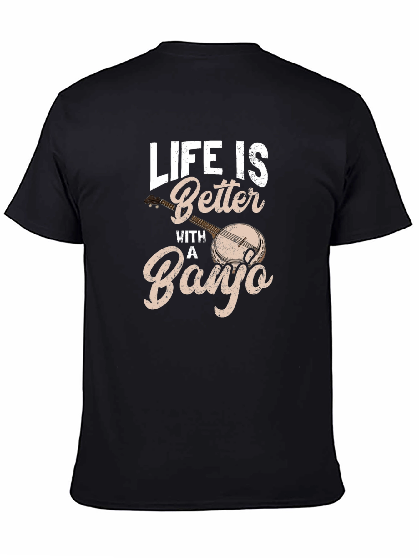Life is Better With a Banjo Graphic Tee
