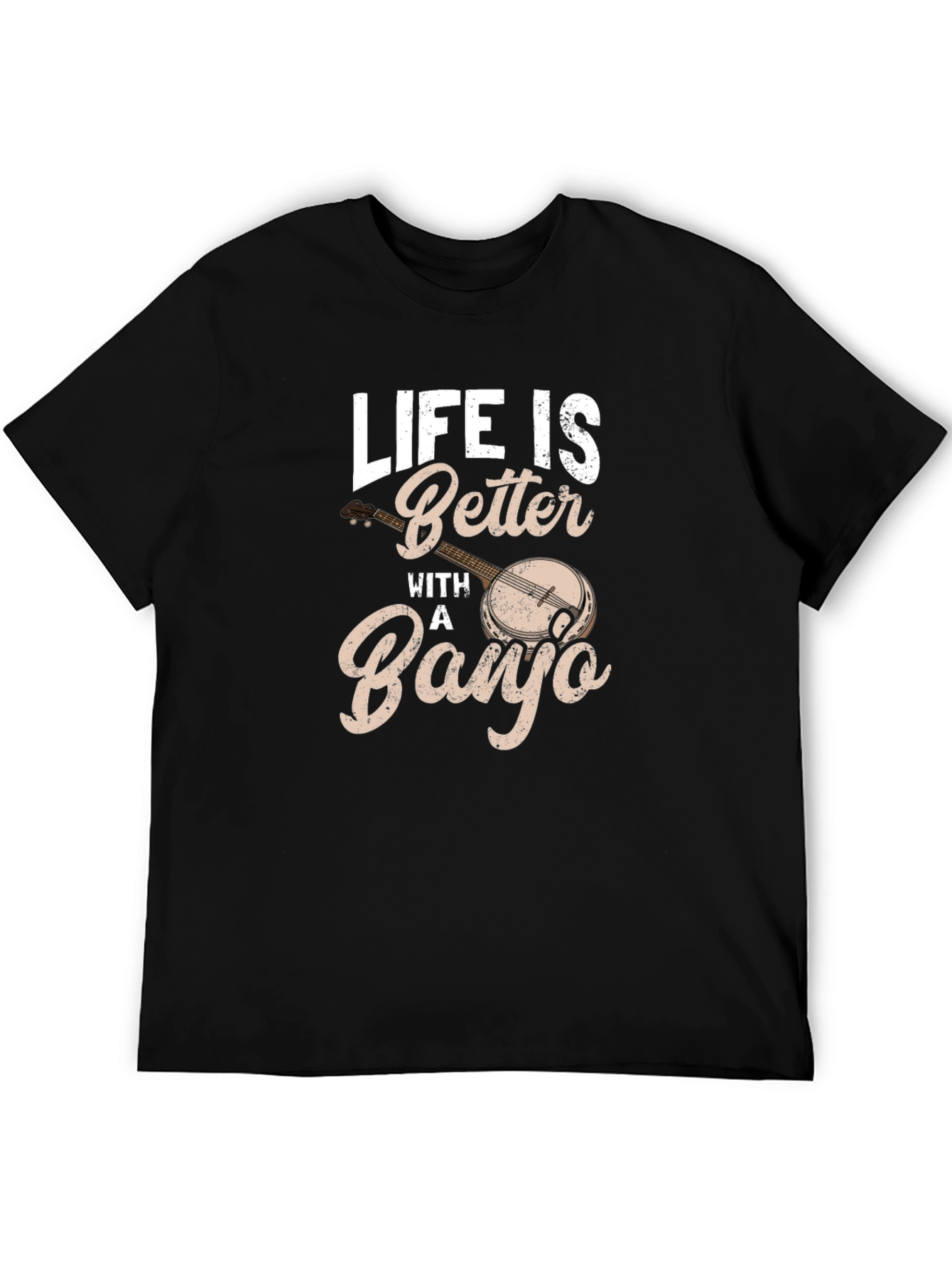Life is Better With a Banjo Graphic Tee