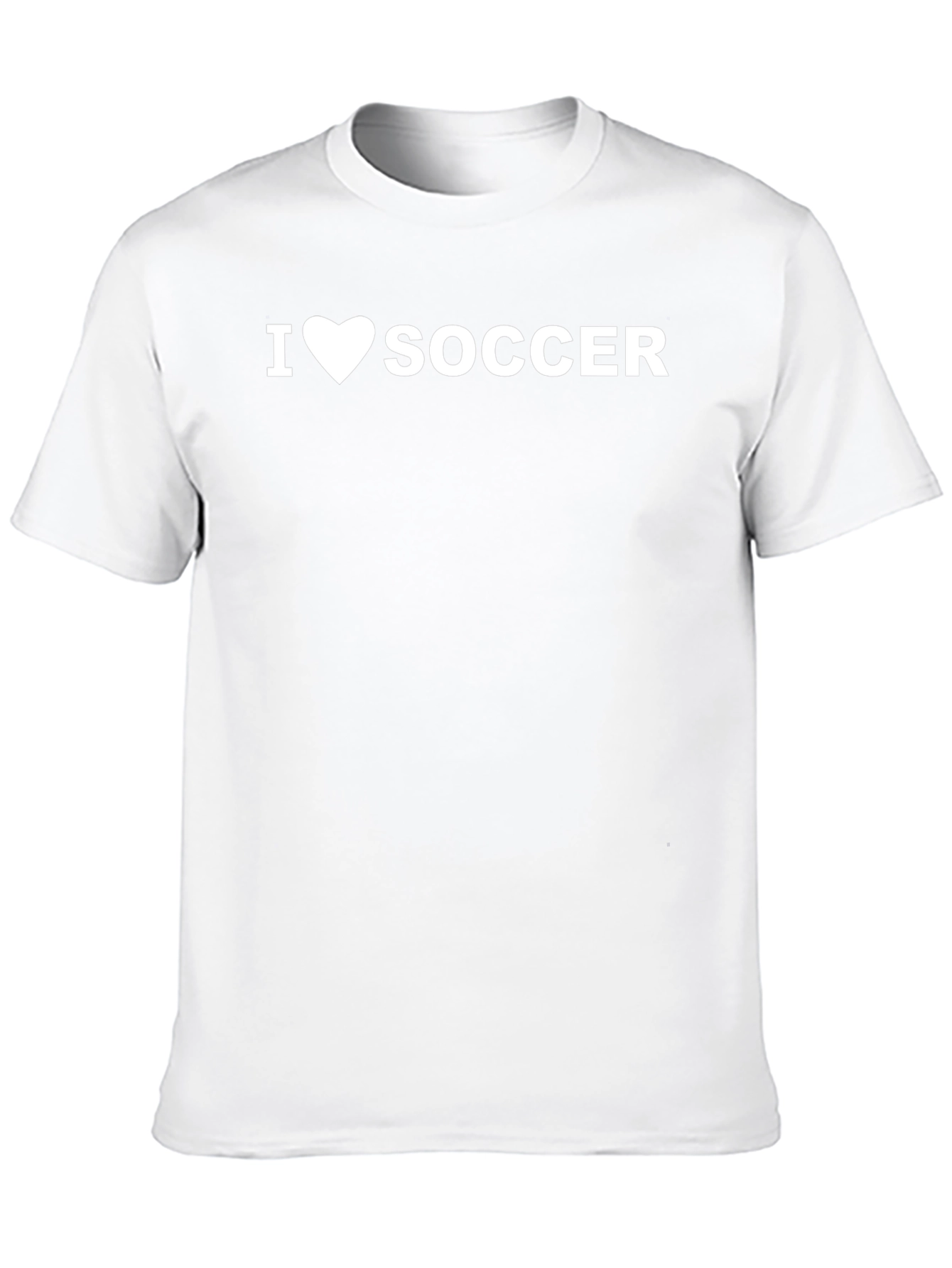 I Heart Soccer Black T-Shirt