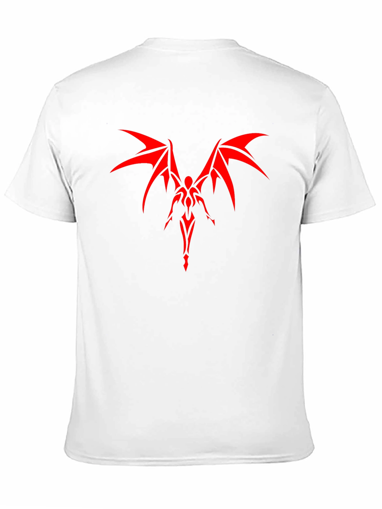 Red Winged Devil Graphic Black T-Shirt