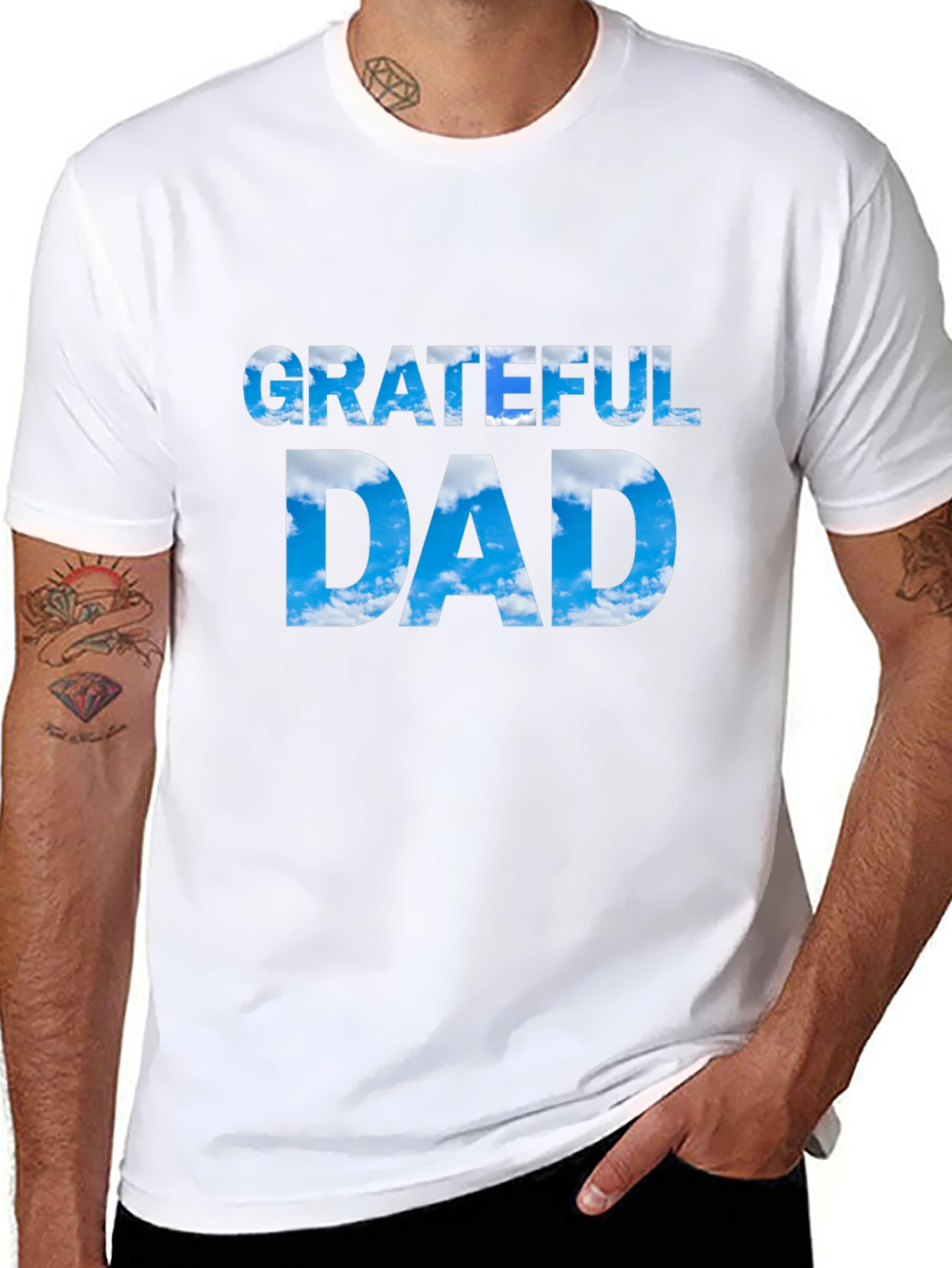 Grateful Dad T-Shirt - Fathers Day Apparel