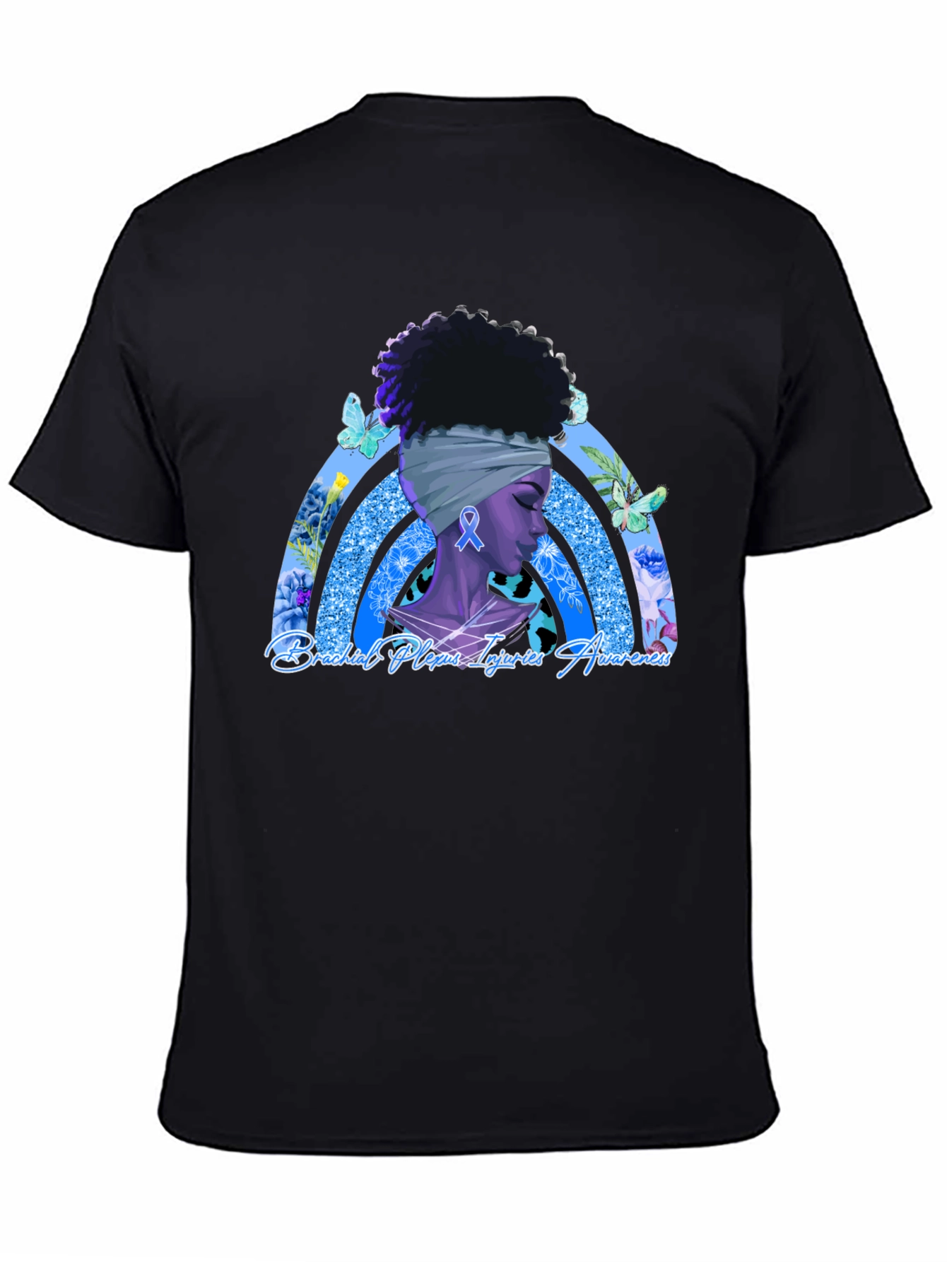 Brachial Plexus Injuries Awareness Black T-Shirt