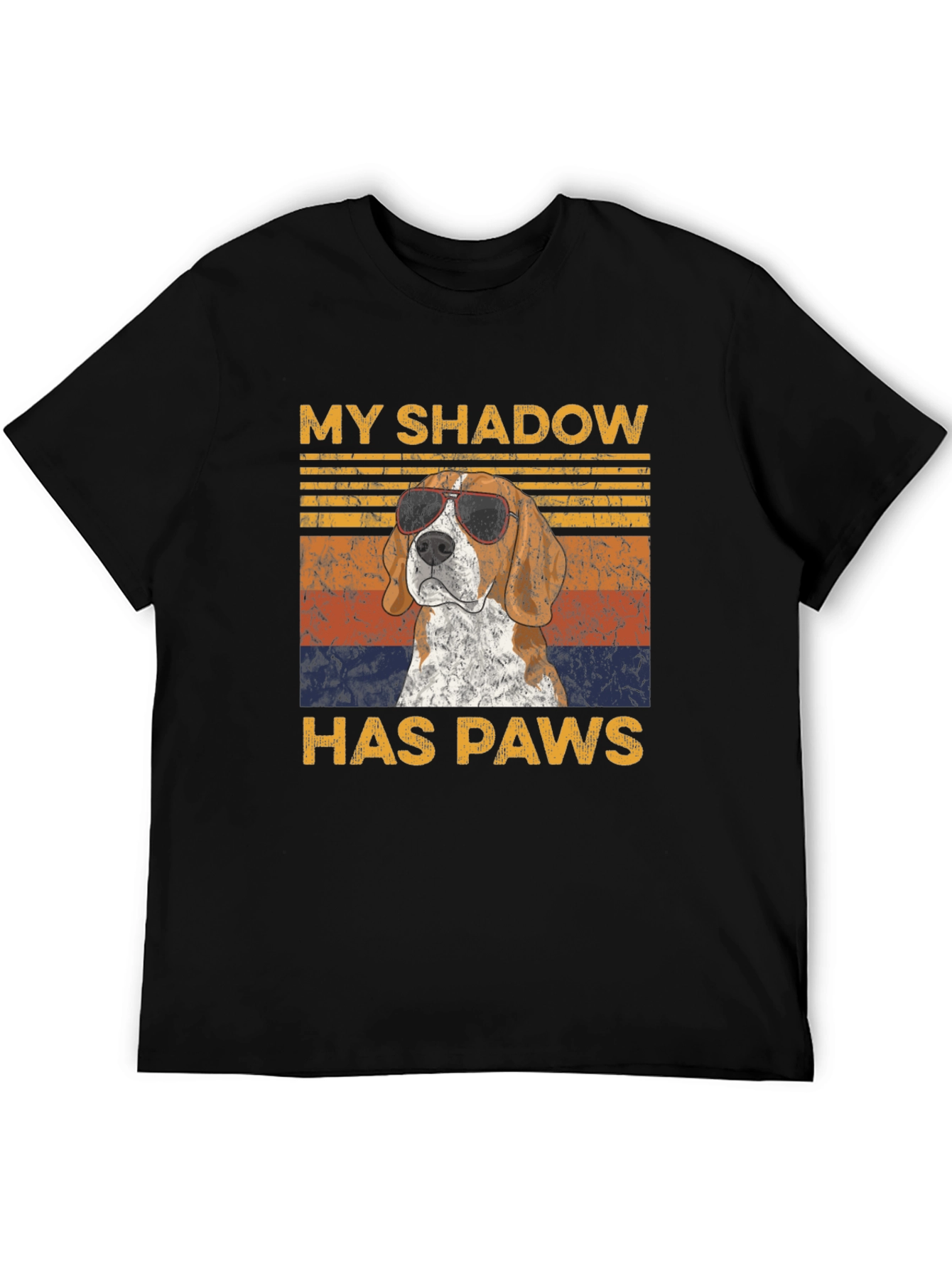 My Shadow Has Paws Dog T-Shirt