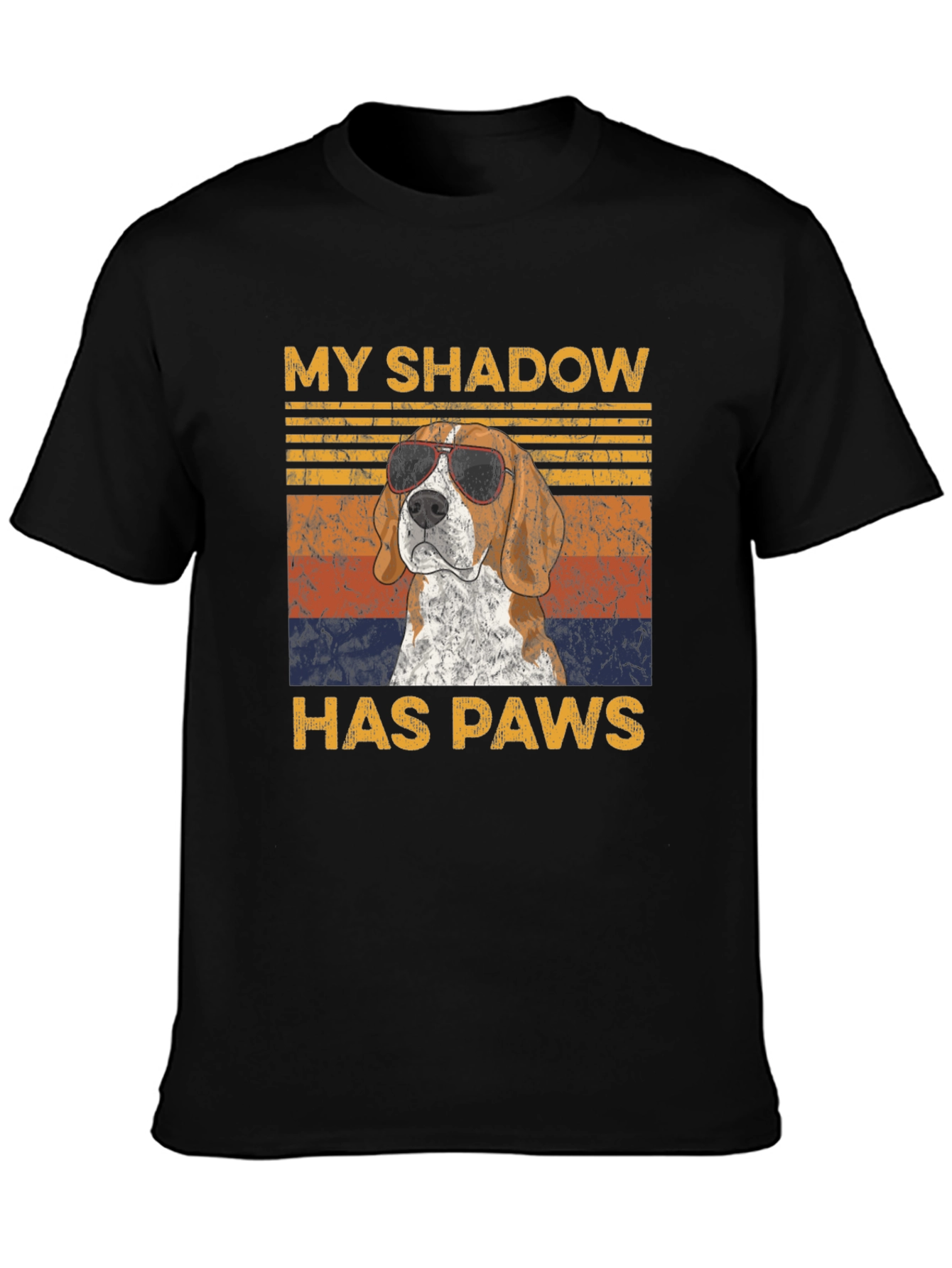 My Shadow Has Paws Dog T-Shirt