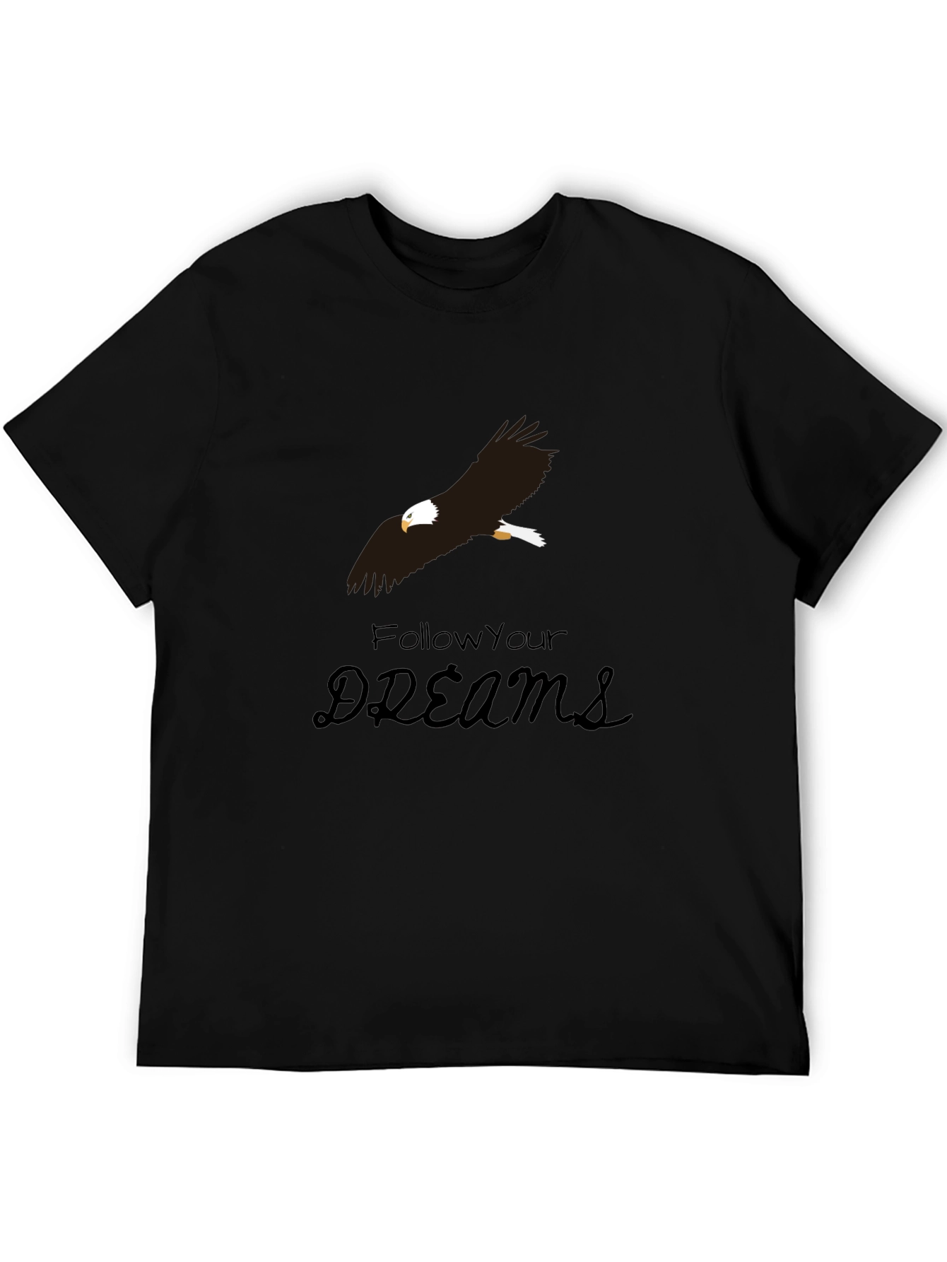 Eagle Dreams Graphic Tee - Black