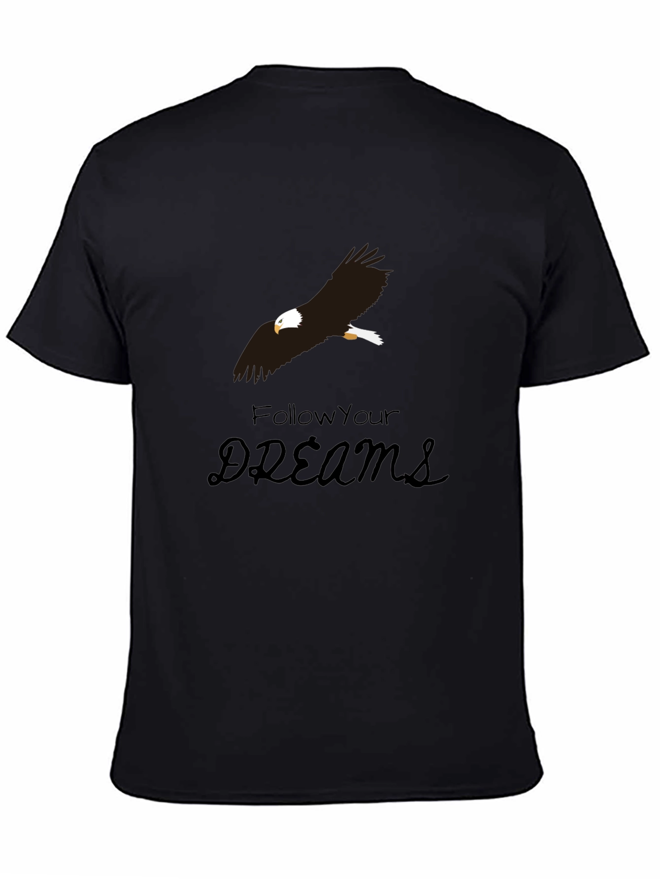 Eagle Dreams Graphic Tee - Black