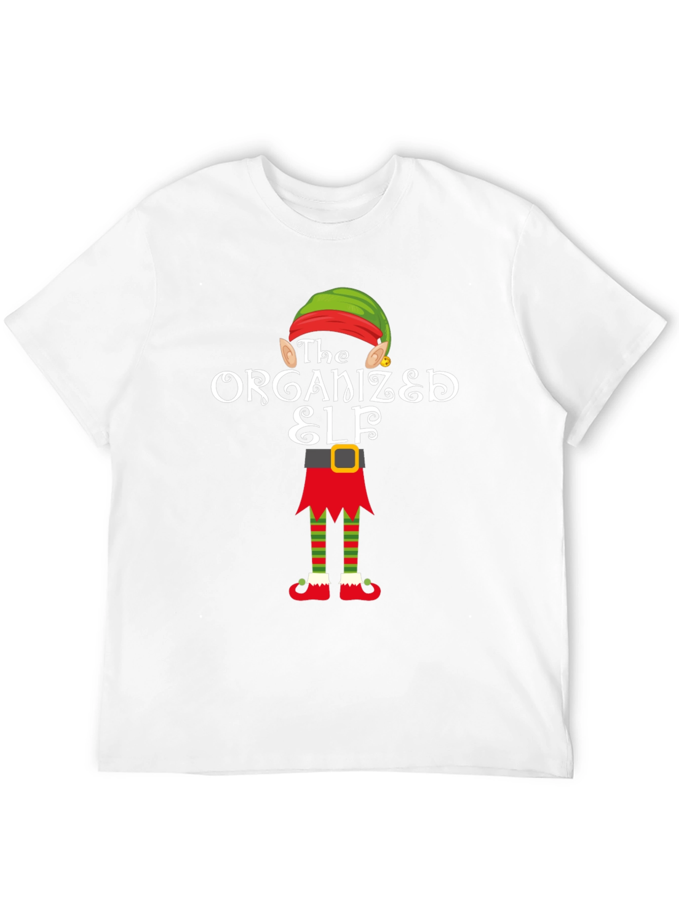 The Organized Elf T-Shirt Christmas Holiday Shirt