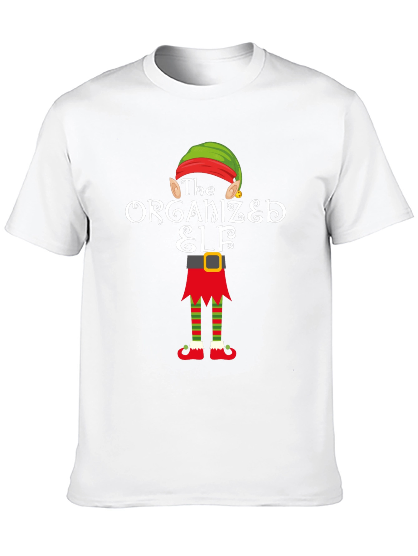 The Organized Elf T-Shirt Christmas Holiday Shirt