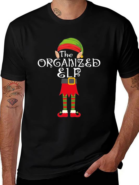The Organized Elf T-Shirt Christmas Holiday Shirt