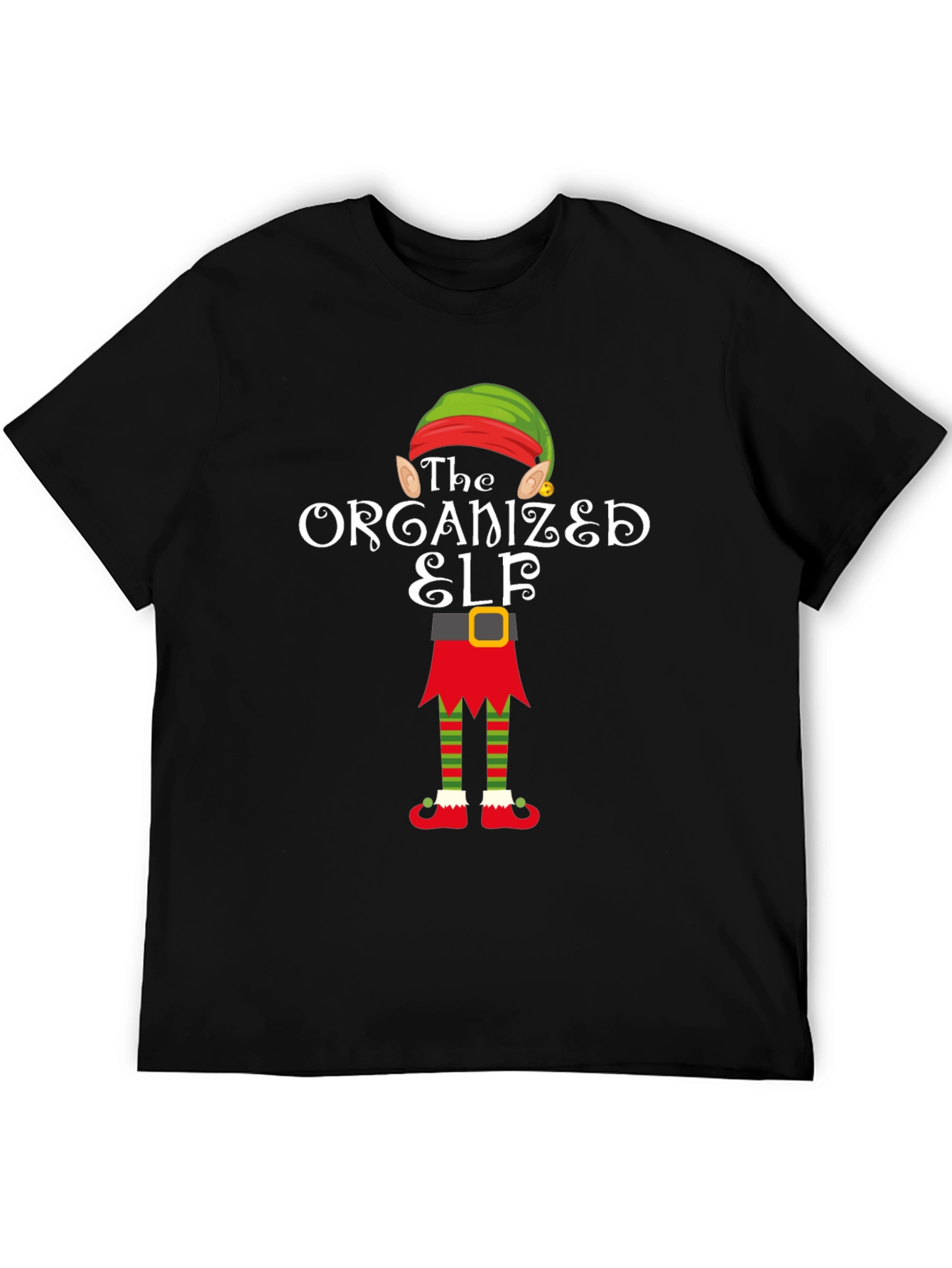 The Organized Elf T-Shirt Christmas Holiday Shirt