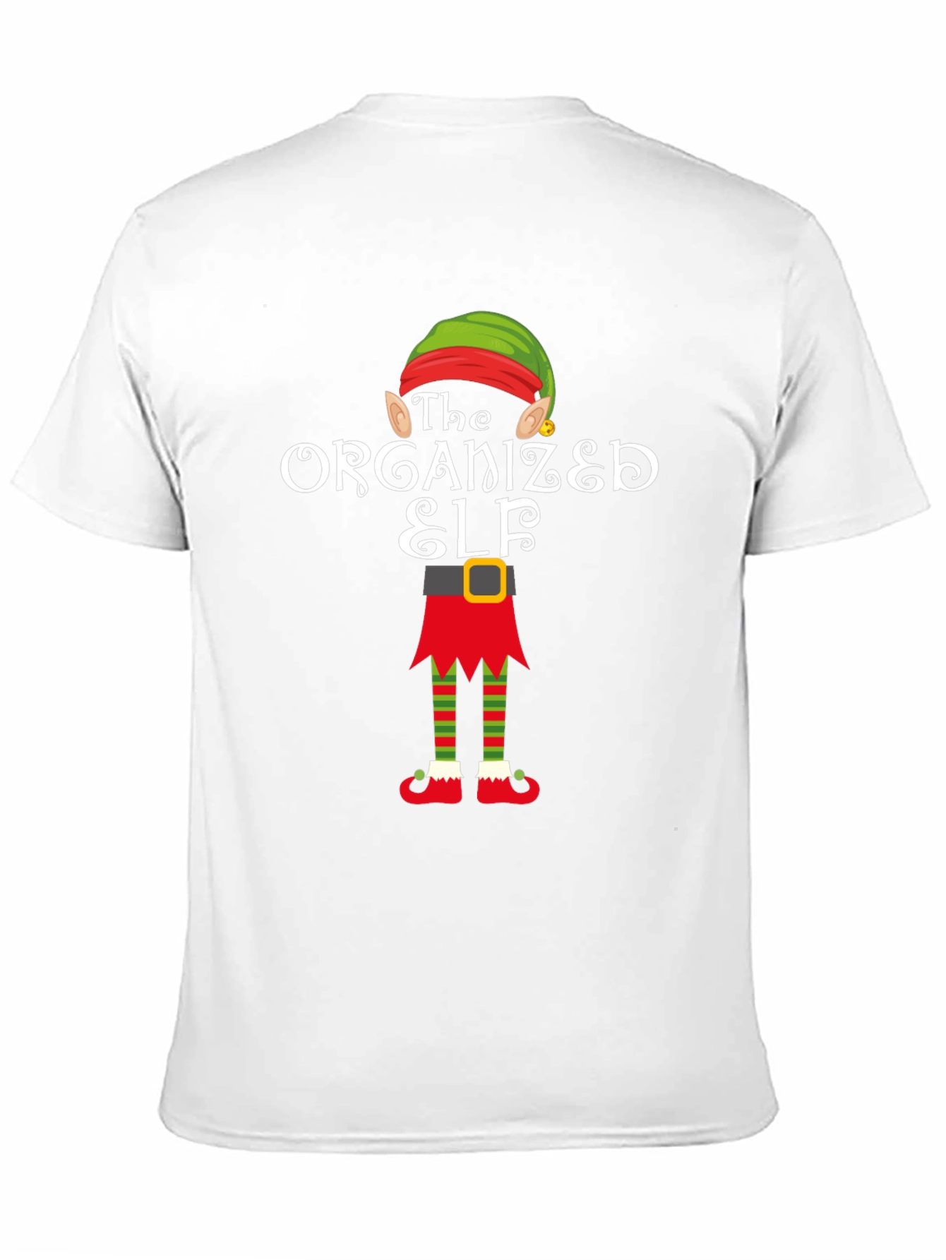 The Organized Elf T-Shirt Christmas Holiday Shirt