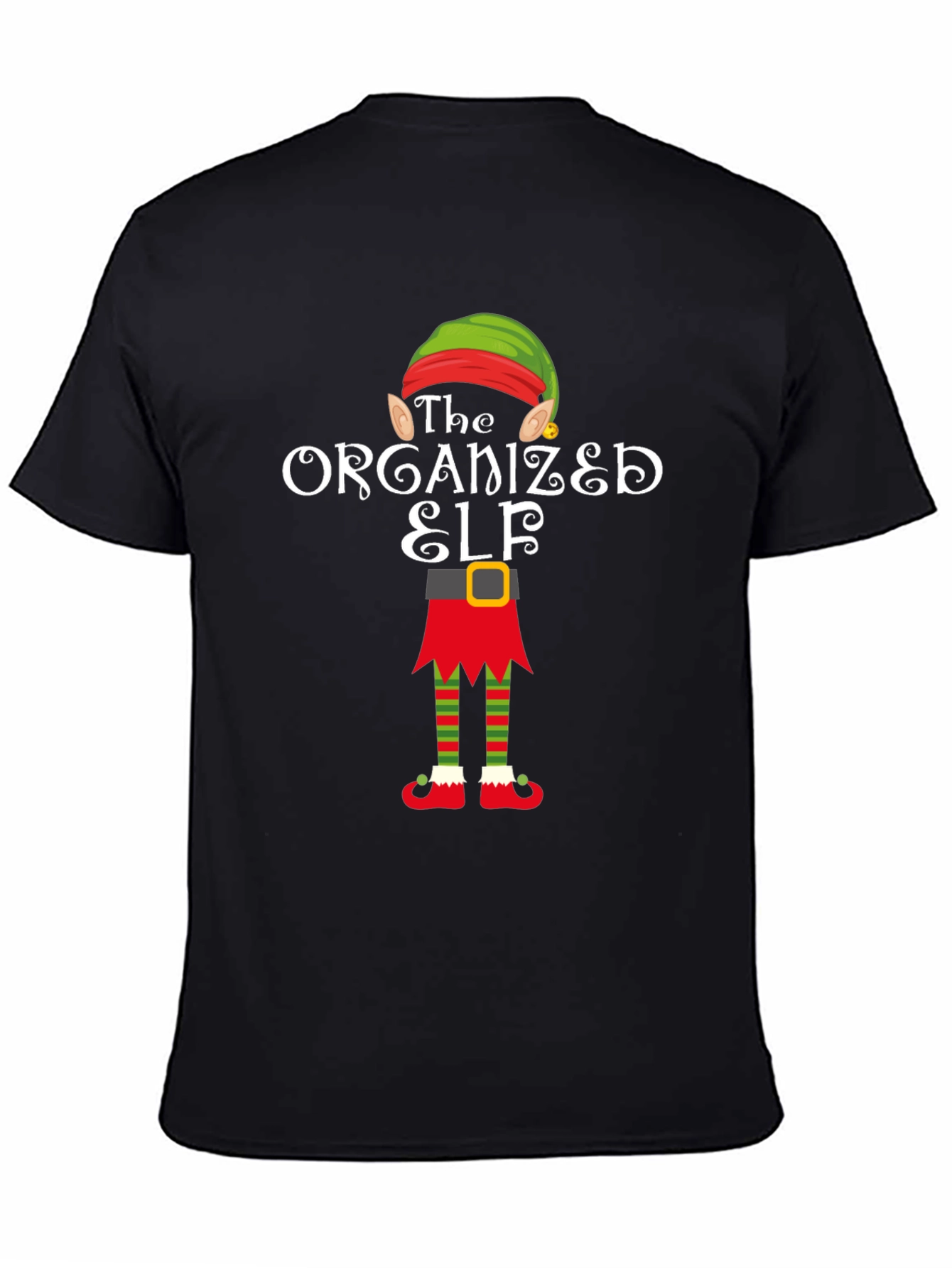 The Organized Elf T-Shirt Christmas Holiday Shirt