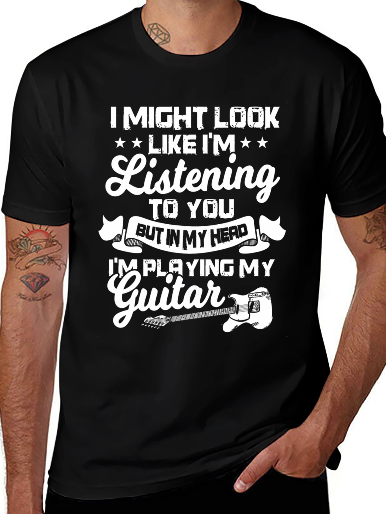 Guitar Player T-Shirt - Musician Novelty Tee