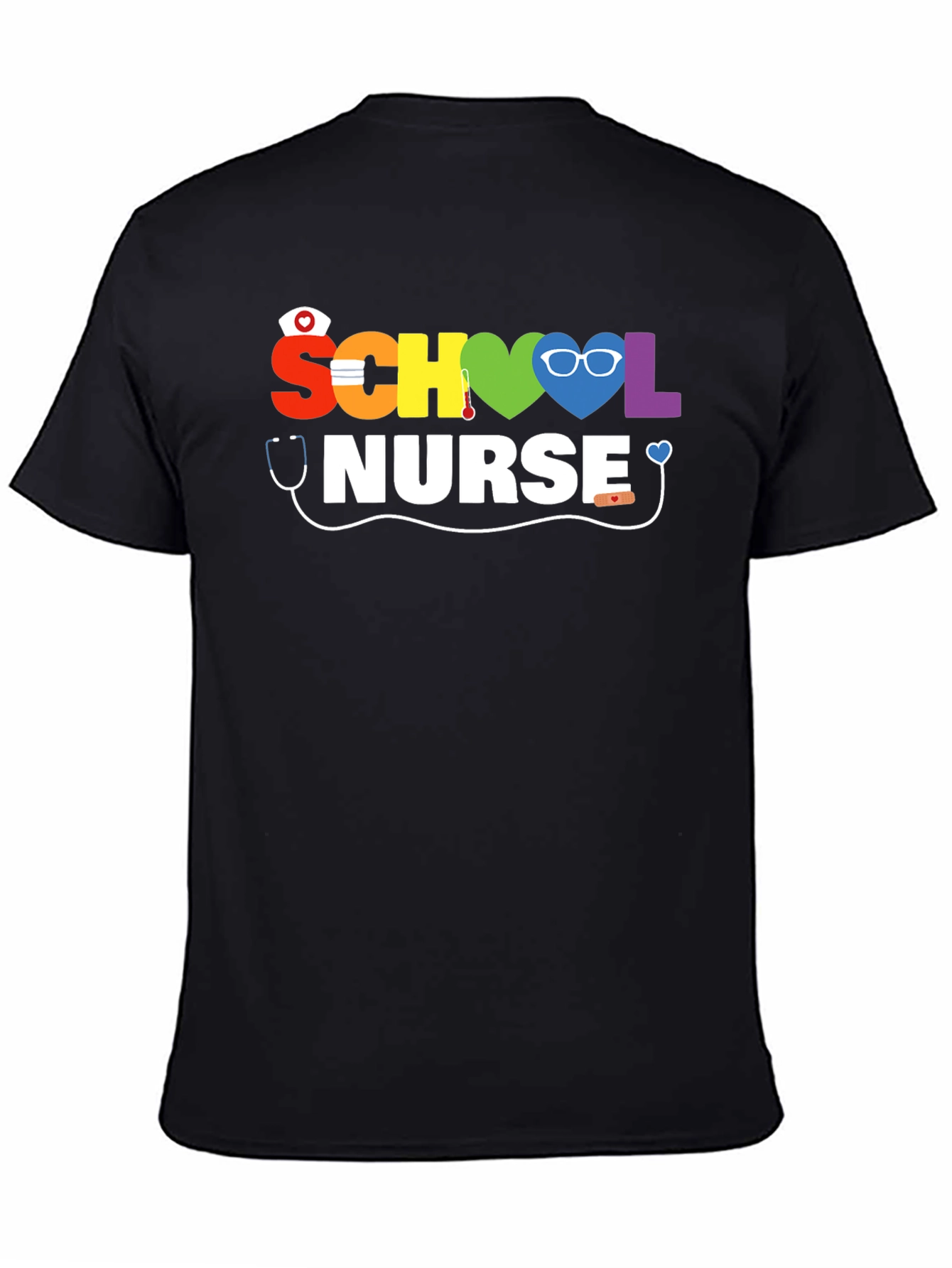 Rainbow School Nurse T-Shirt