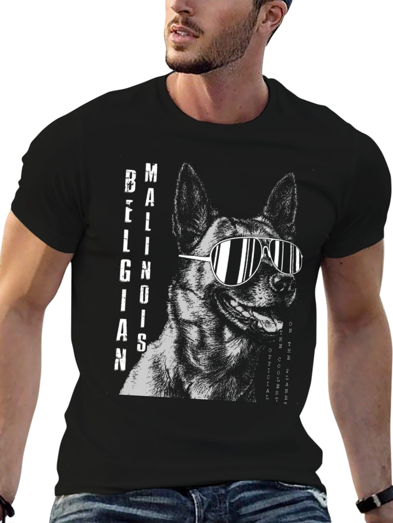 Cool Belgian Malinois Dog T-Shirt