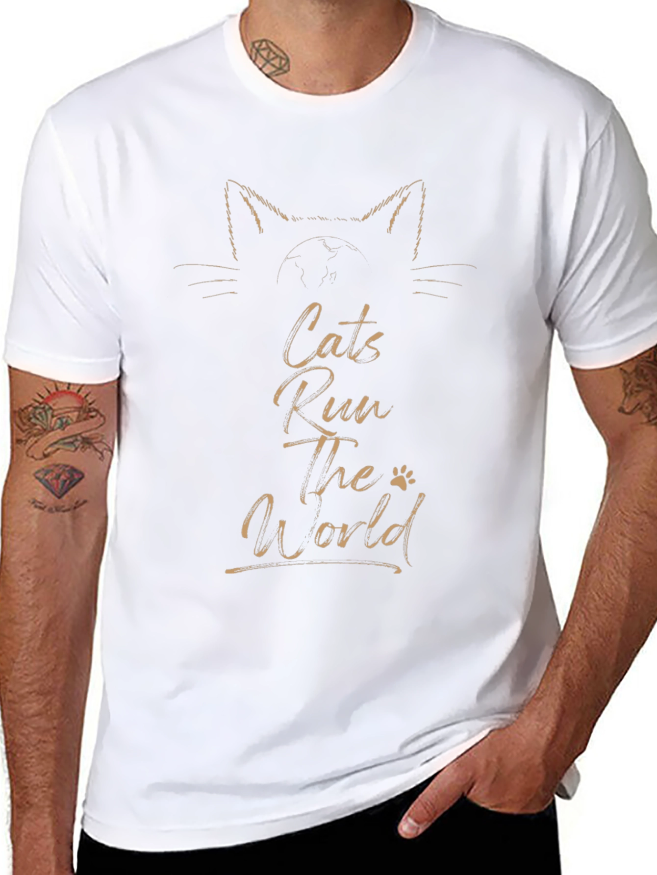 Cats Run The World Graphic Tee - Unisex