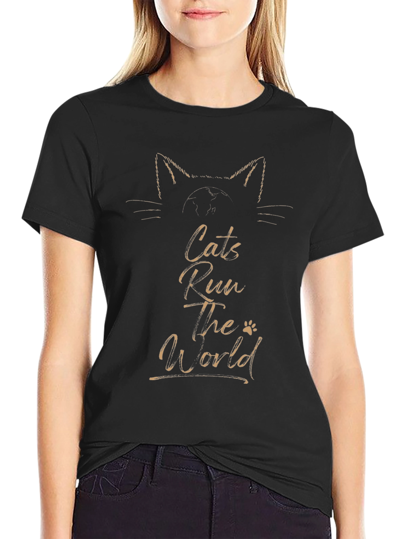 Cats Run The World Graphic Tee - Unisex