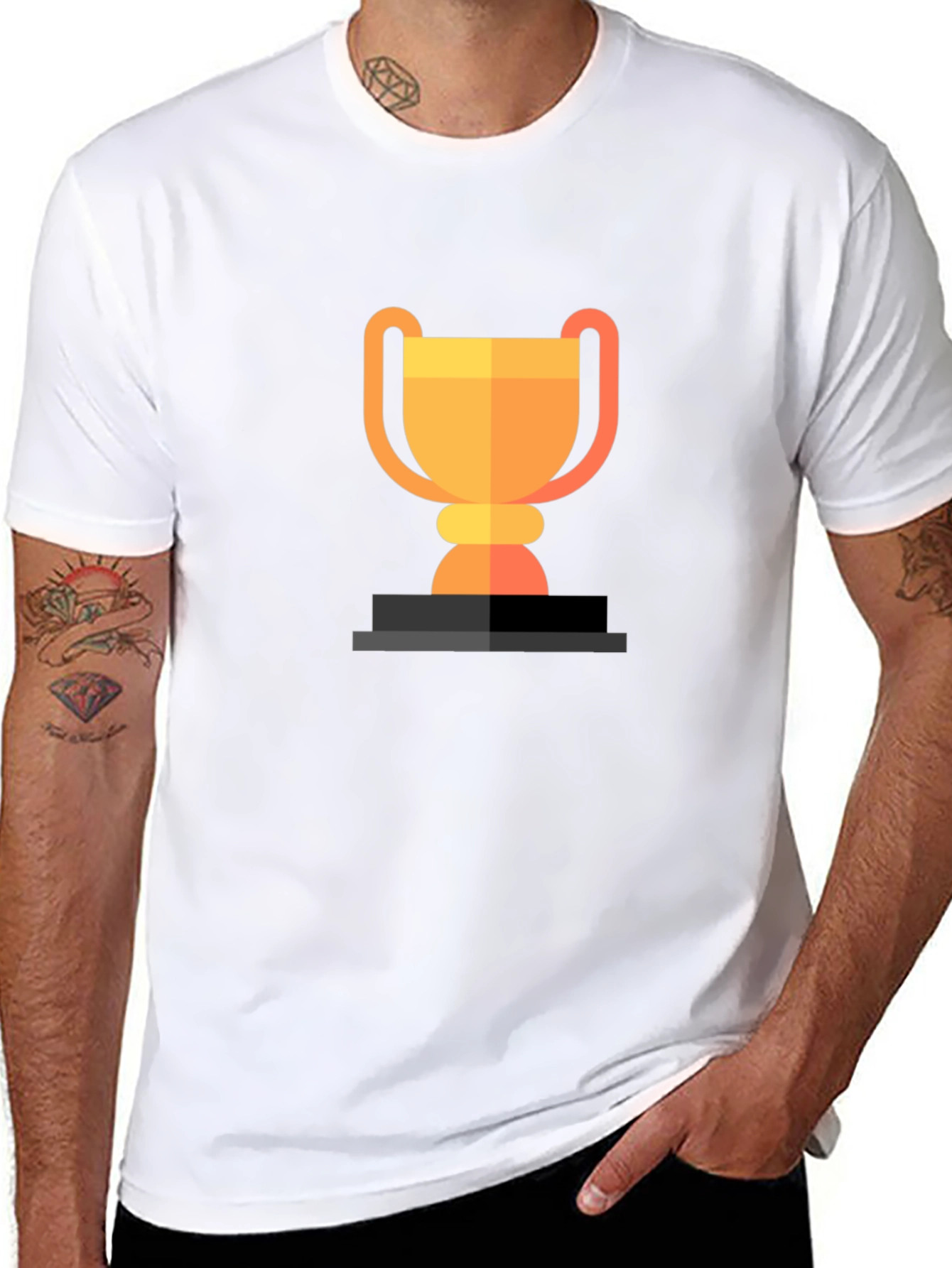Trophy Graphic Tee - Black Mens