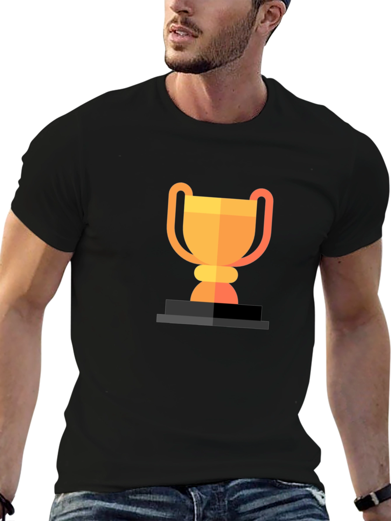 Trophy Graphic Tee - Black Mens