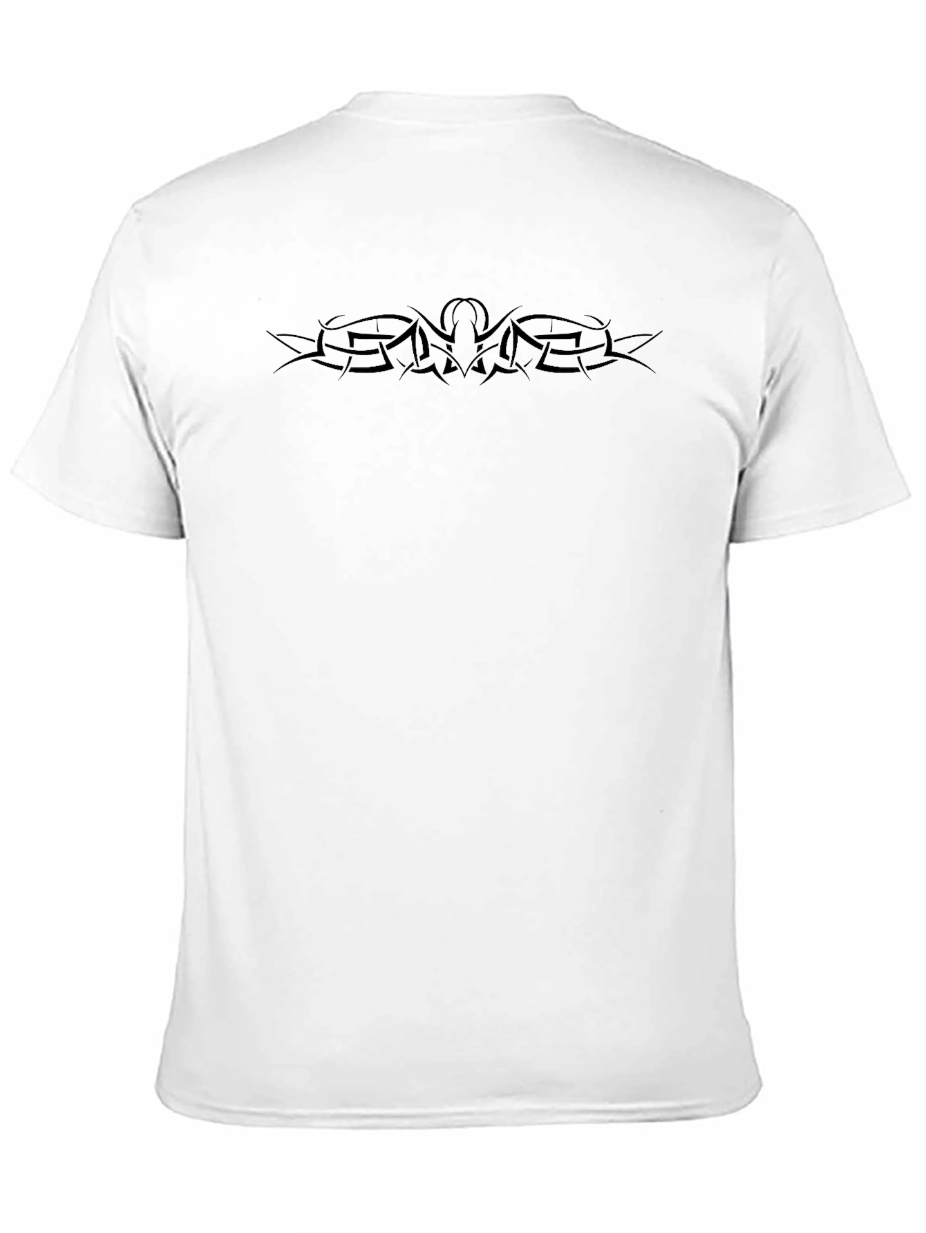 Mens Black Tribal Graphic T-Shirt