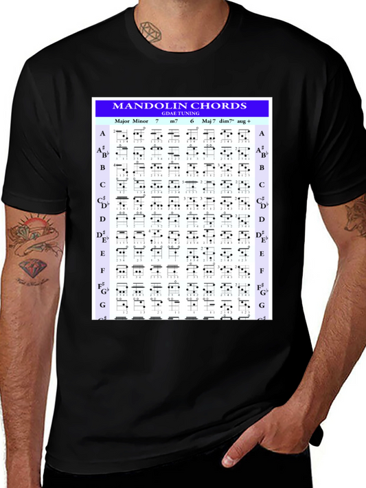 Mandolin Chords T-Shirt - Music Theory for Musicians
