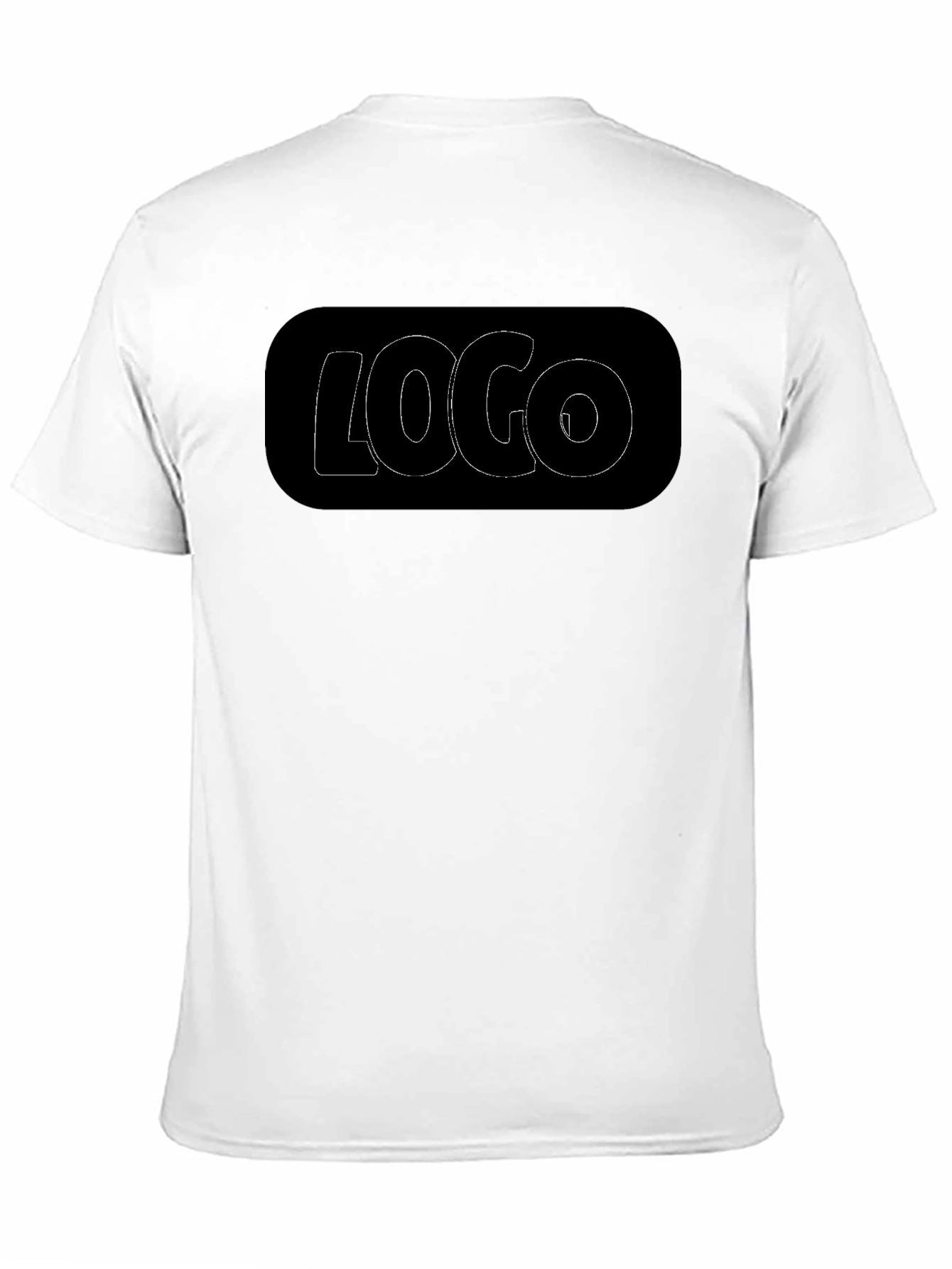 Black Graphic Tee - Logo Design