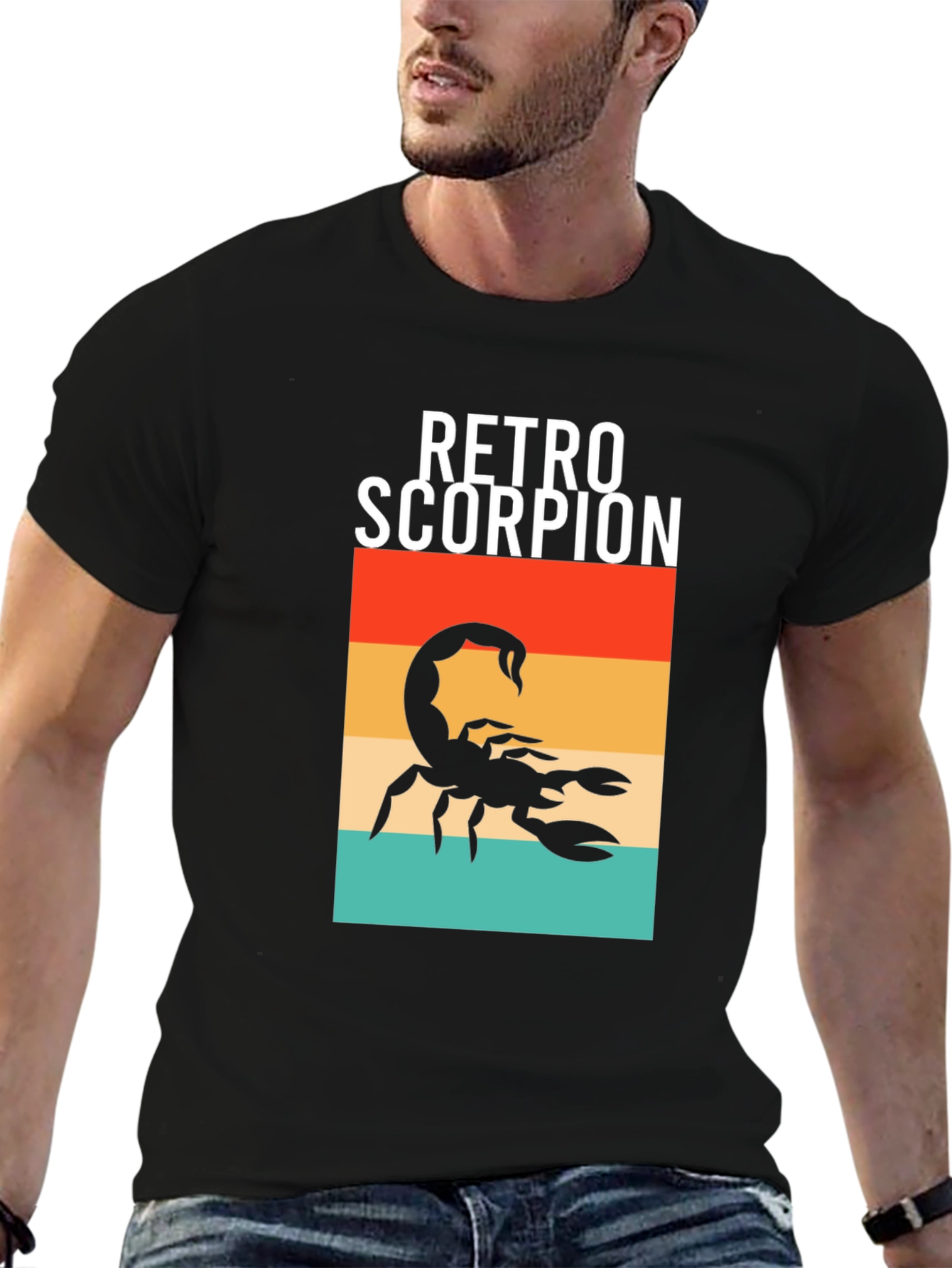Retro Scorpion Graphic T-Shirt