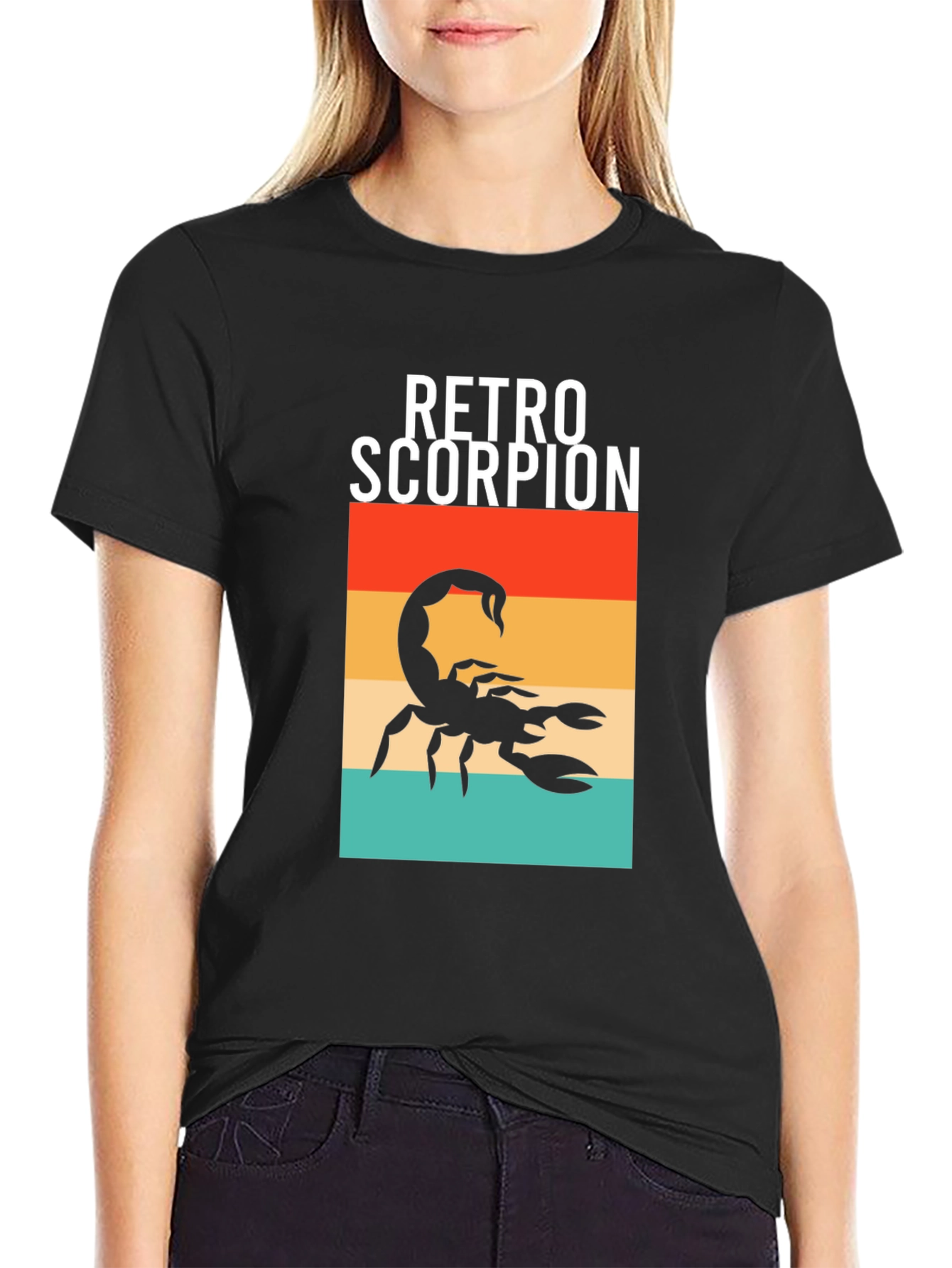 Retro Scorpion Graphic T-Shirt