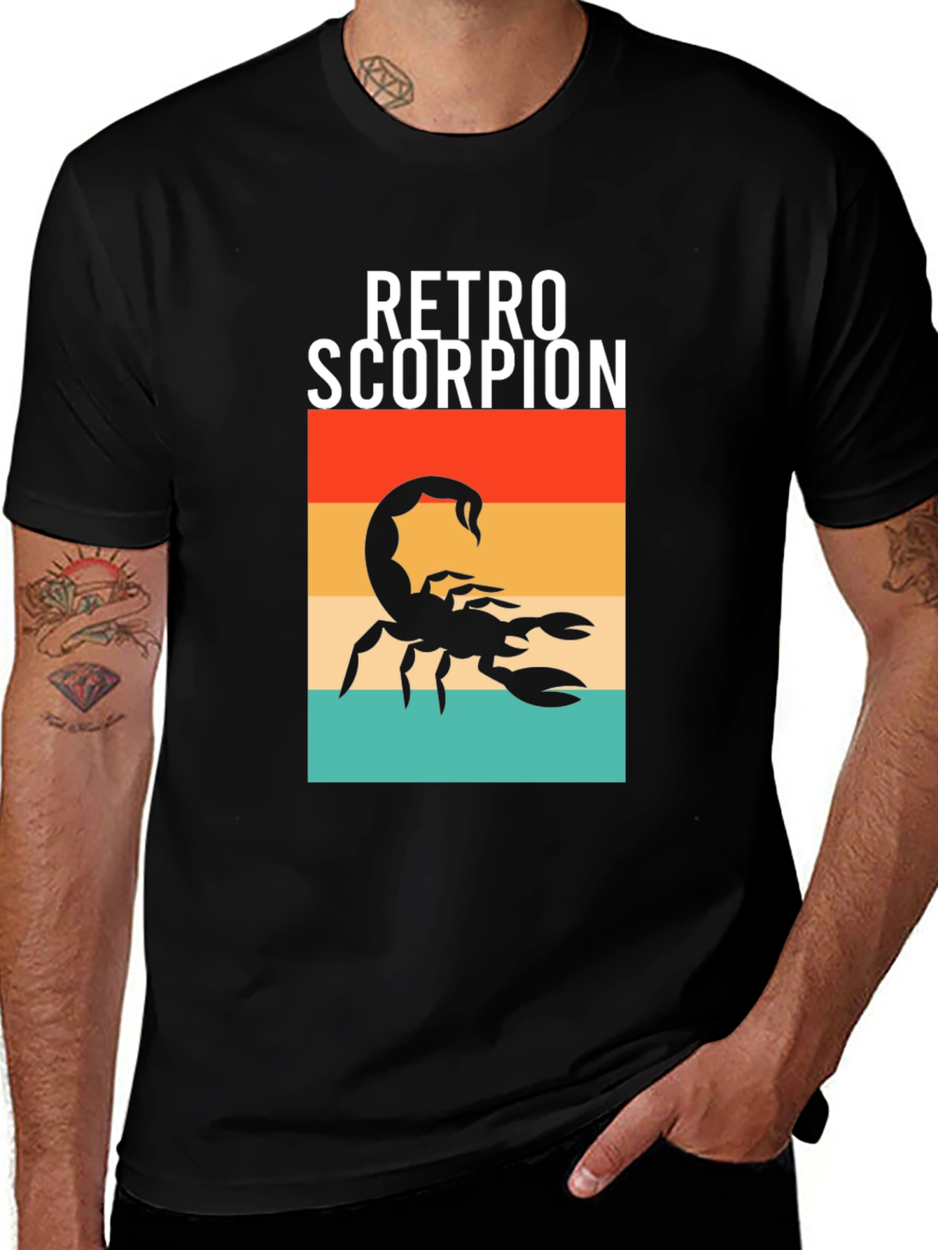 Retro Scorpion Graphic T-Shirt