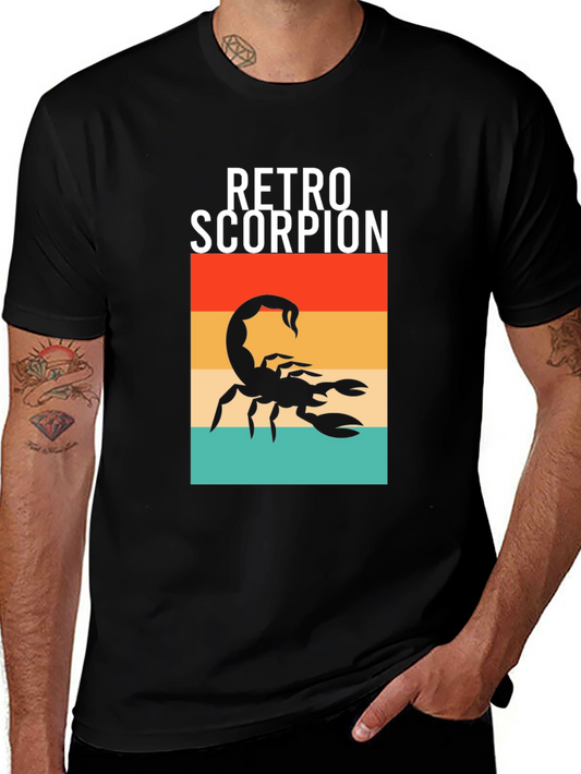 Retro Scorpion Graphic T-Shirt