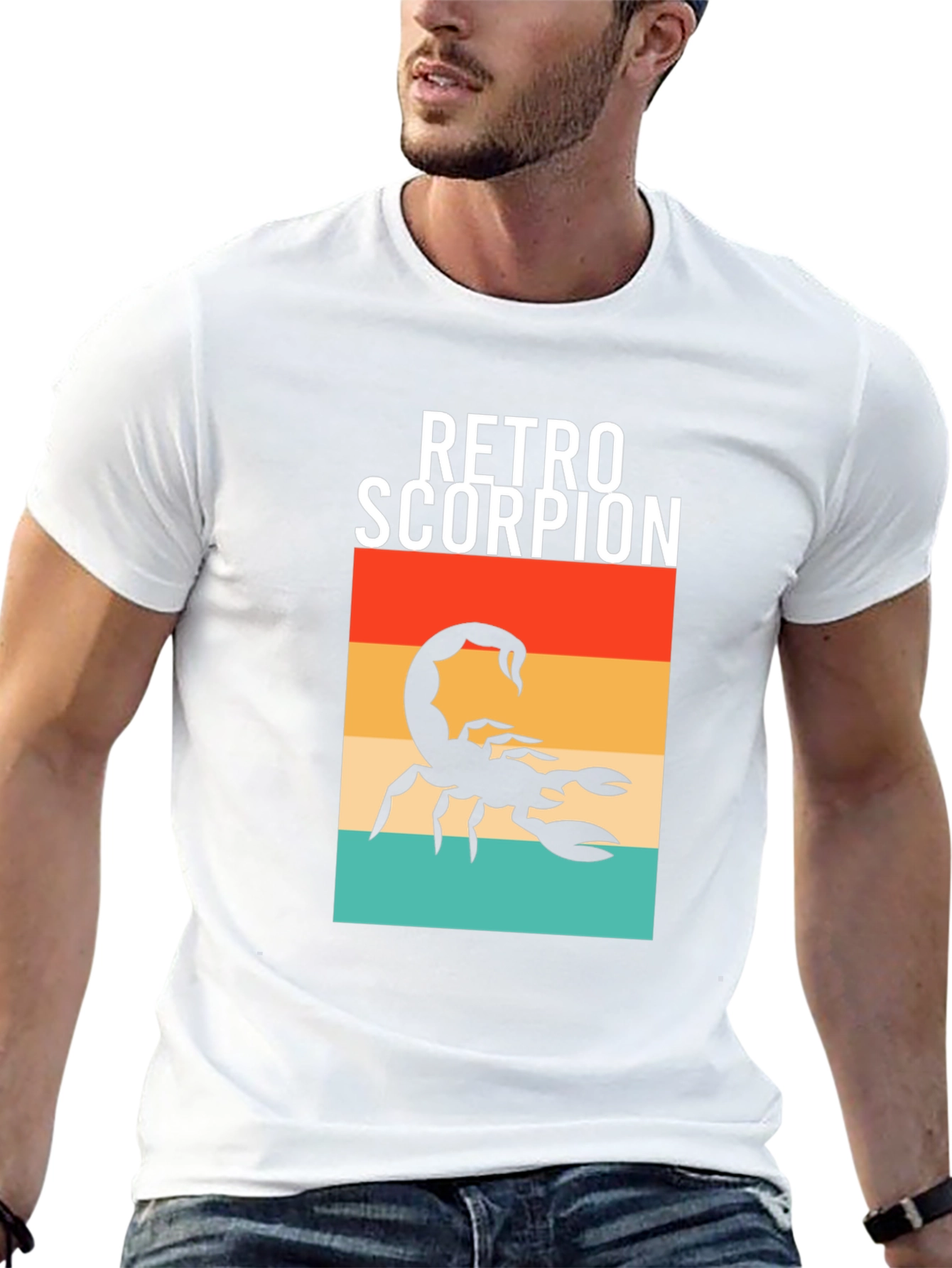 Retro Scorpion Graphic T-Shirt