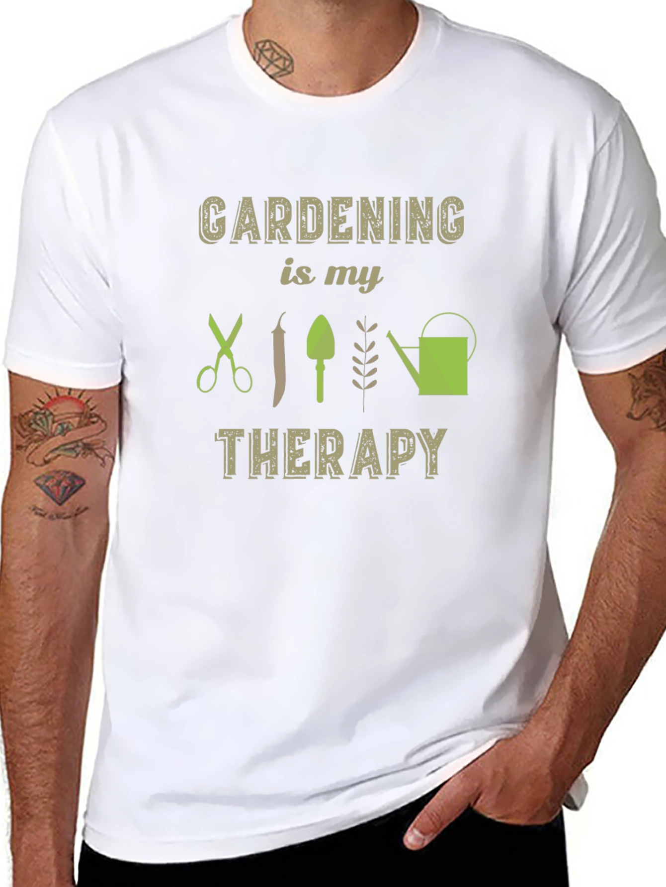 Gardening Therapy Graphic Tee