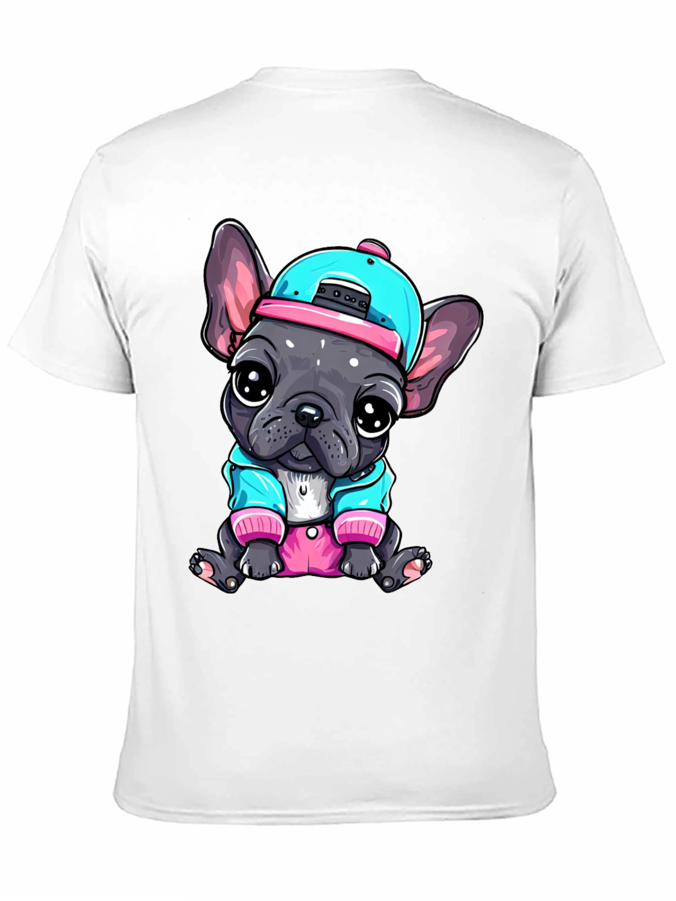 Cool Bulldog Pup Graphic Tee