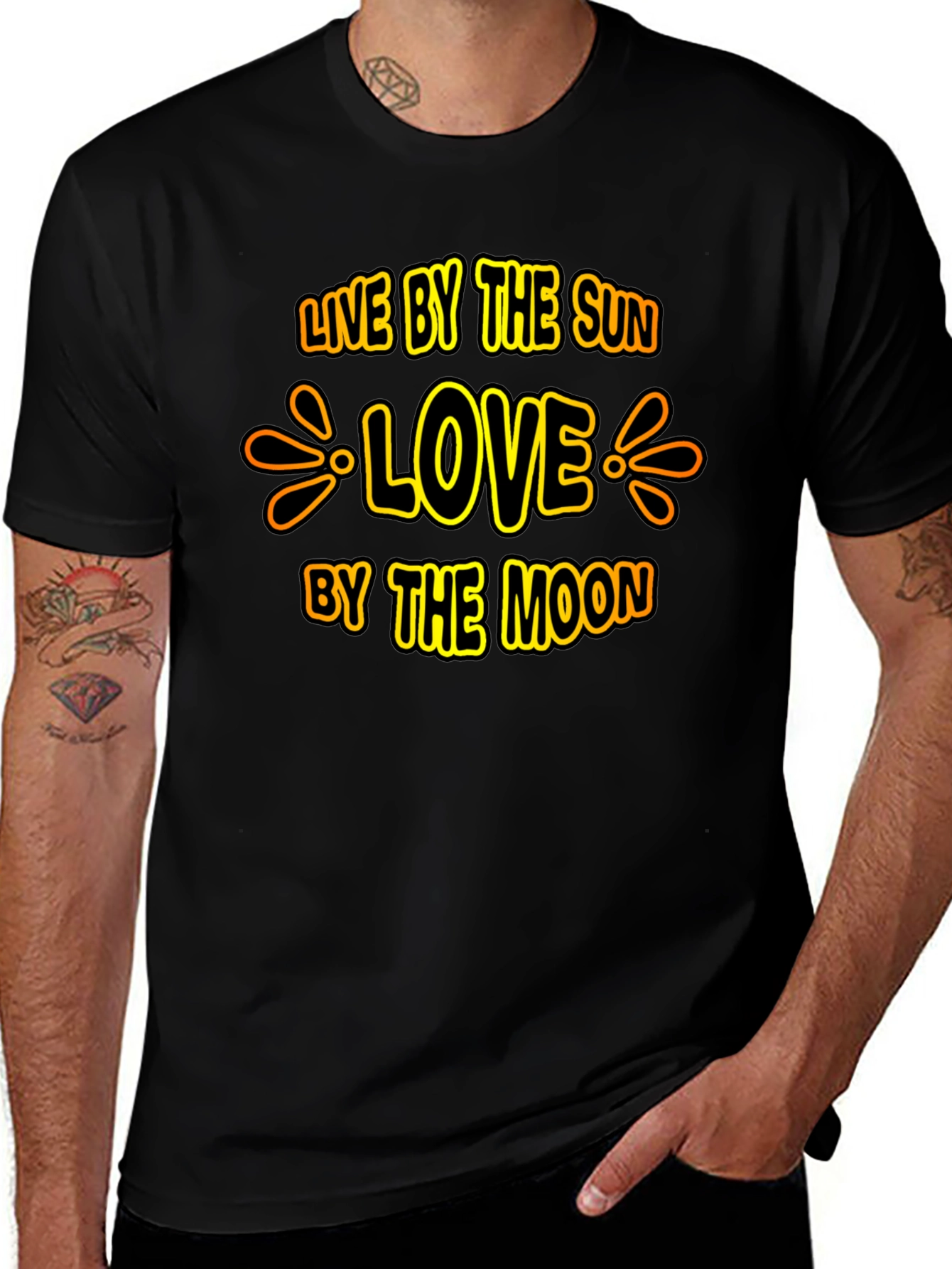 Live by the Sun Love by the Moon Tee
