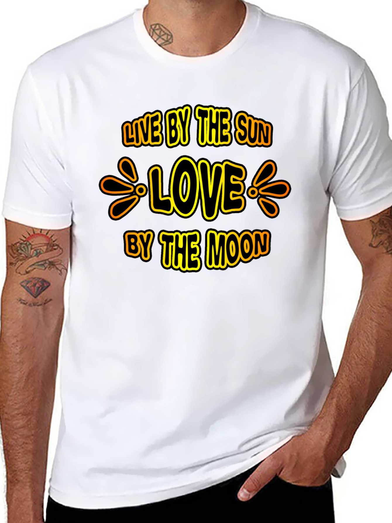 Live by the Sun Love by the Moon Tee