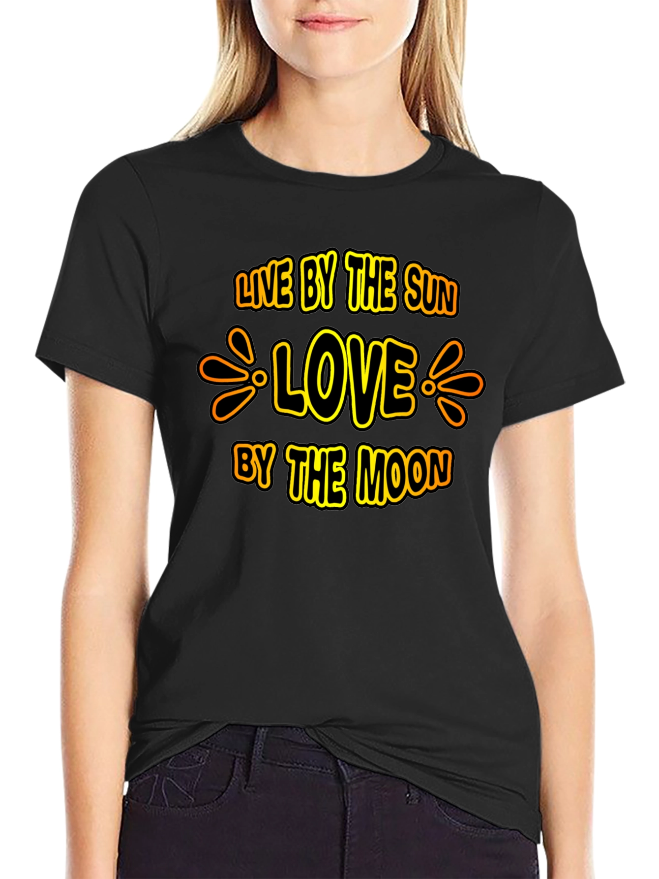Live by the Sun Love by the Moon Tee