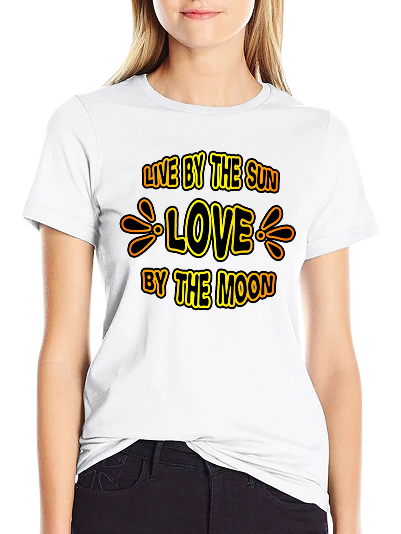 Live by the Sun Love by the Moon Tee