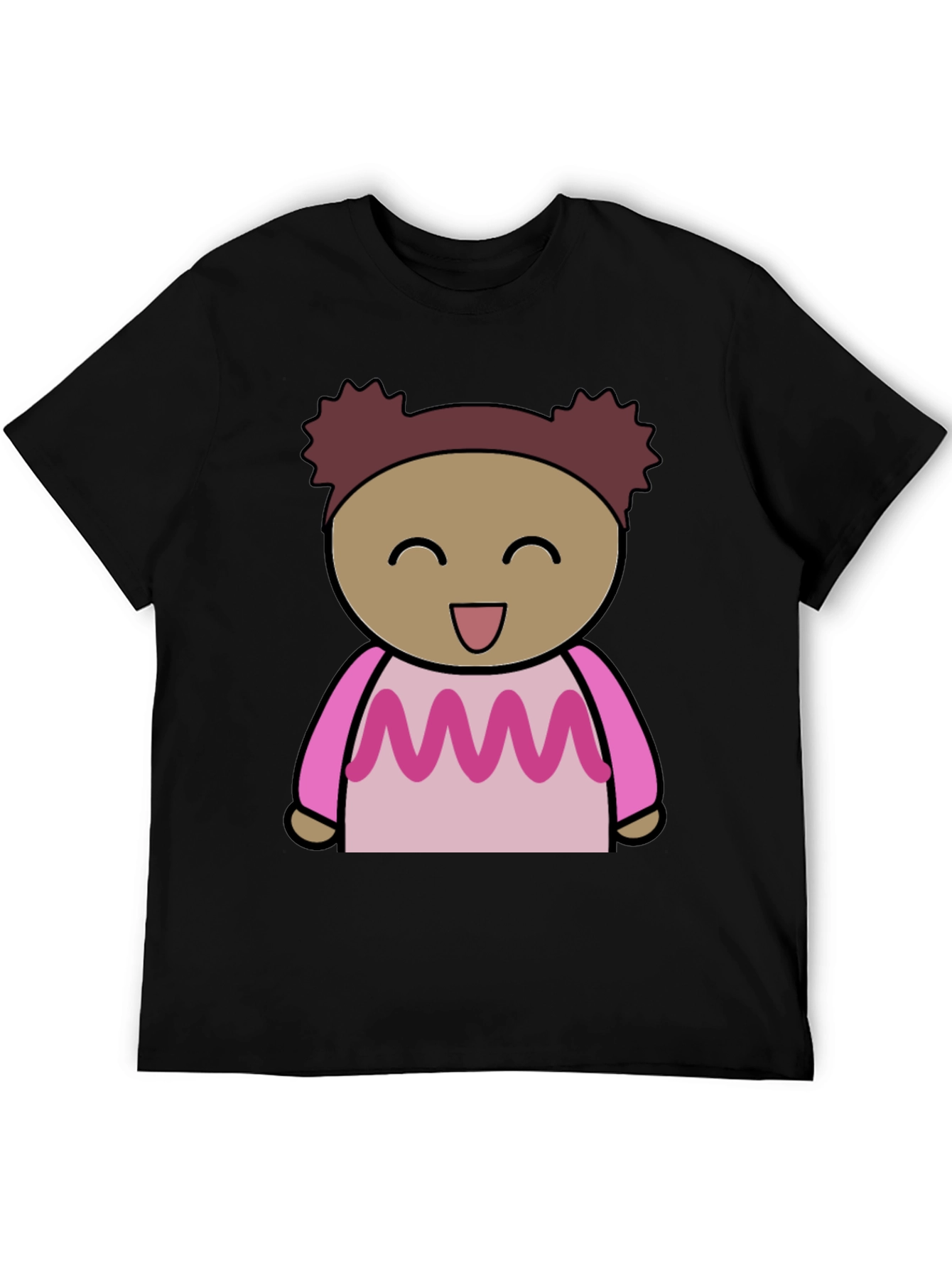 Cute Cartoon Character Print Tee