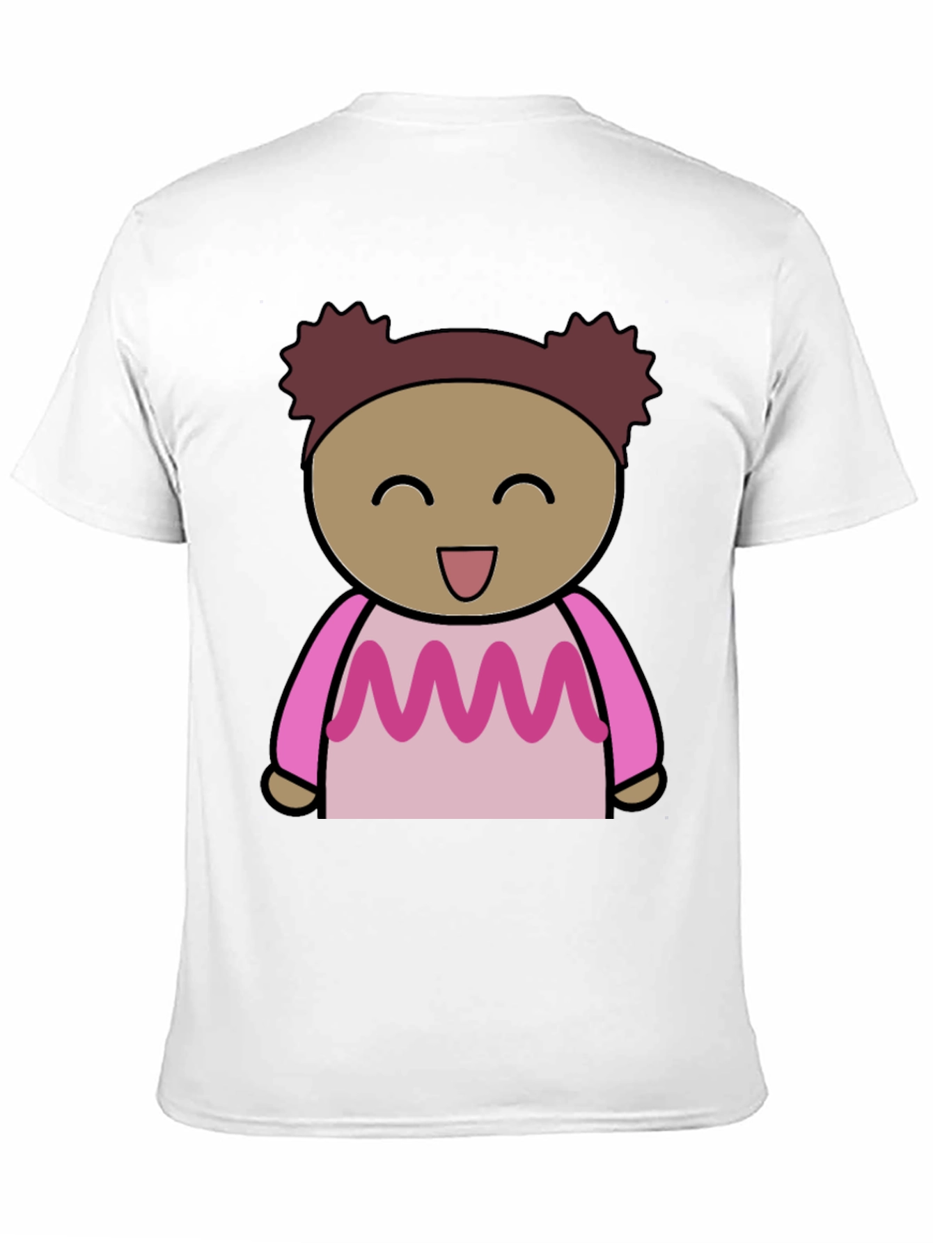 Cute Cartoon Character Print Tee